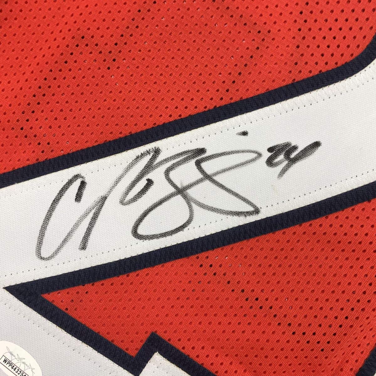Autographed/Signed Champ Bailey Denver Orange Football Jersey JSA COA - Image 3