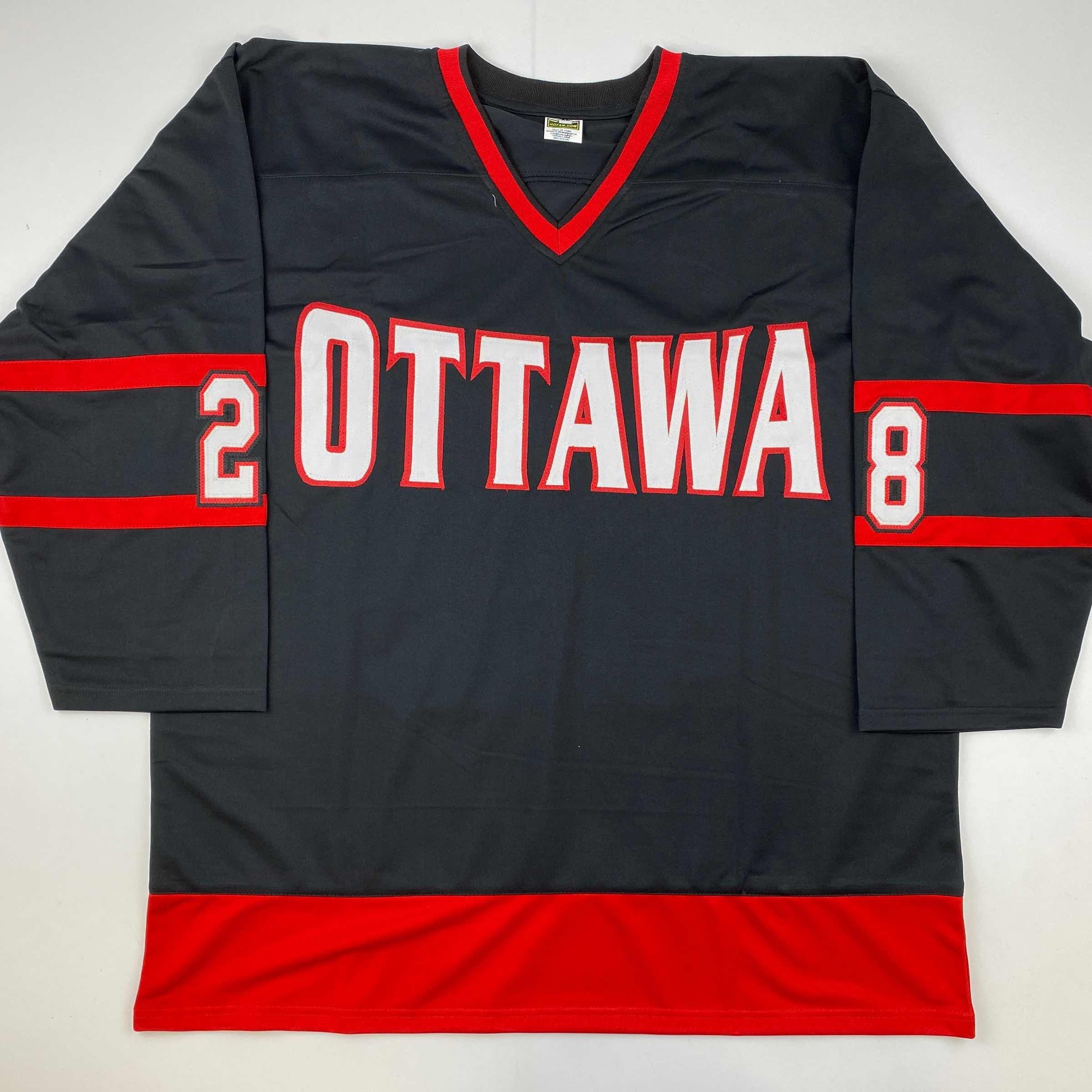 Autographed/Signed Claude Giroux Ottawa Black Hockey Jersey PSA/DNA COA - Image 4