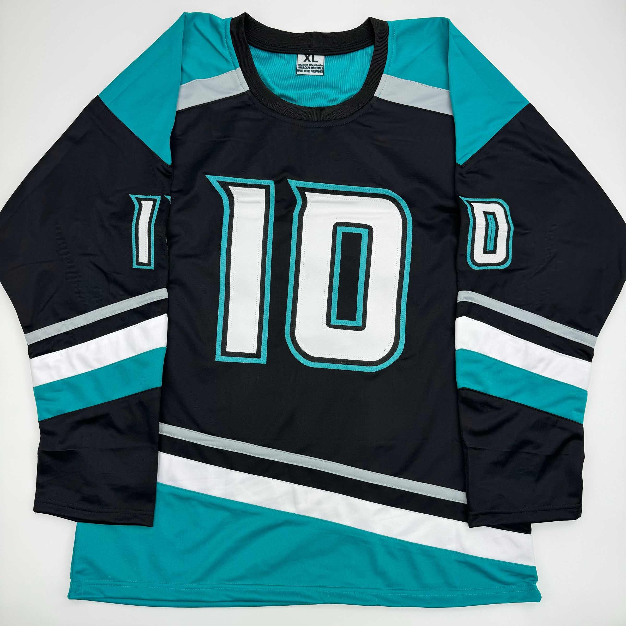 Autographed/Signed Corey Perry Anaheim Black Retro Hockey Jersey JSA COA - Image 4