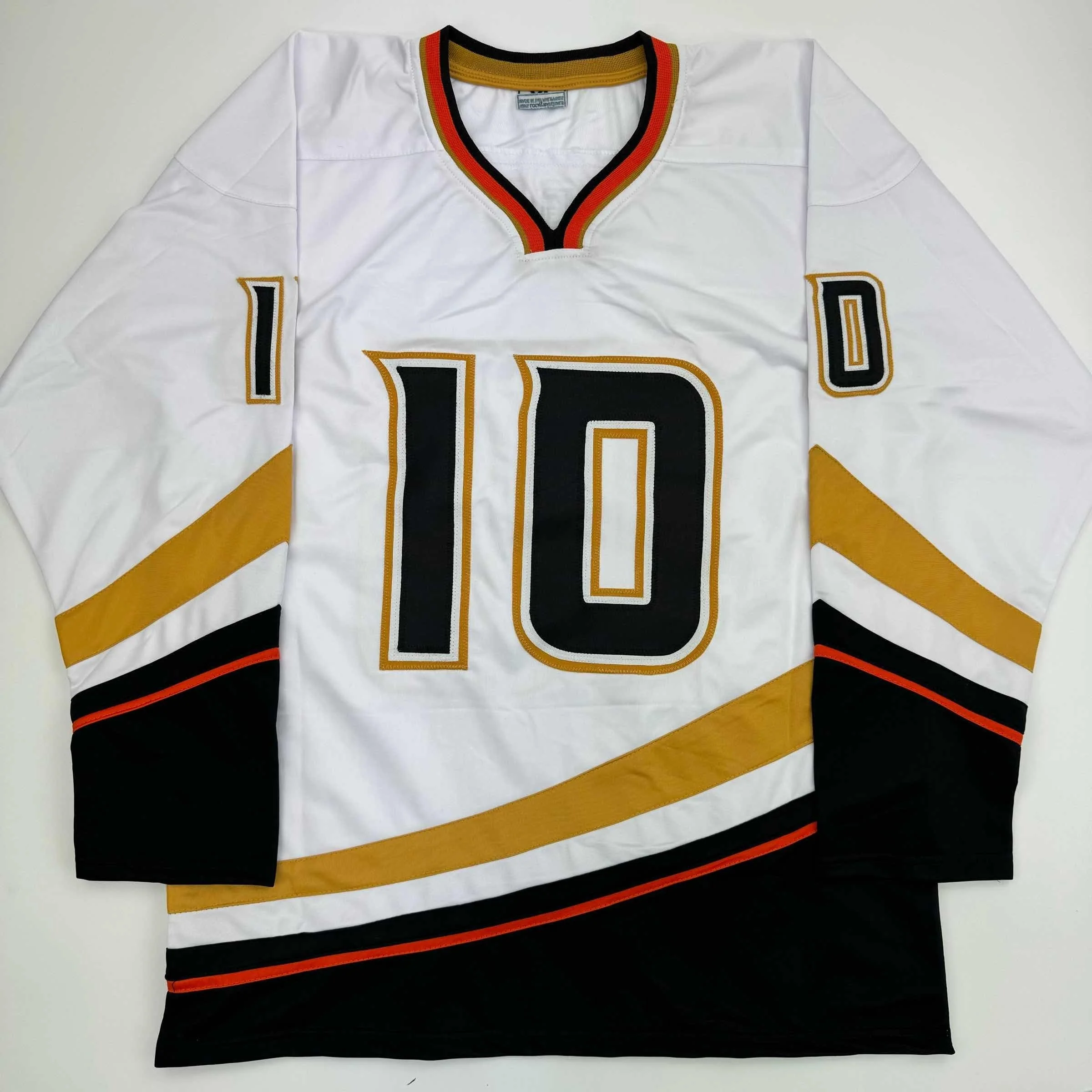 Autographed/Signed Corey Perry Anaheim White Hockey Jersey JSA COA - Image 4