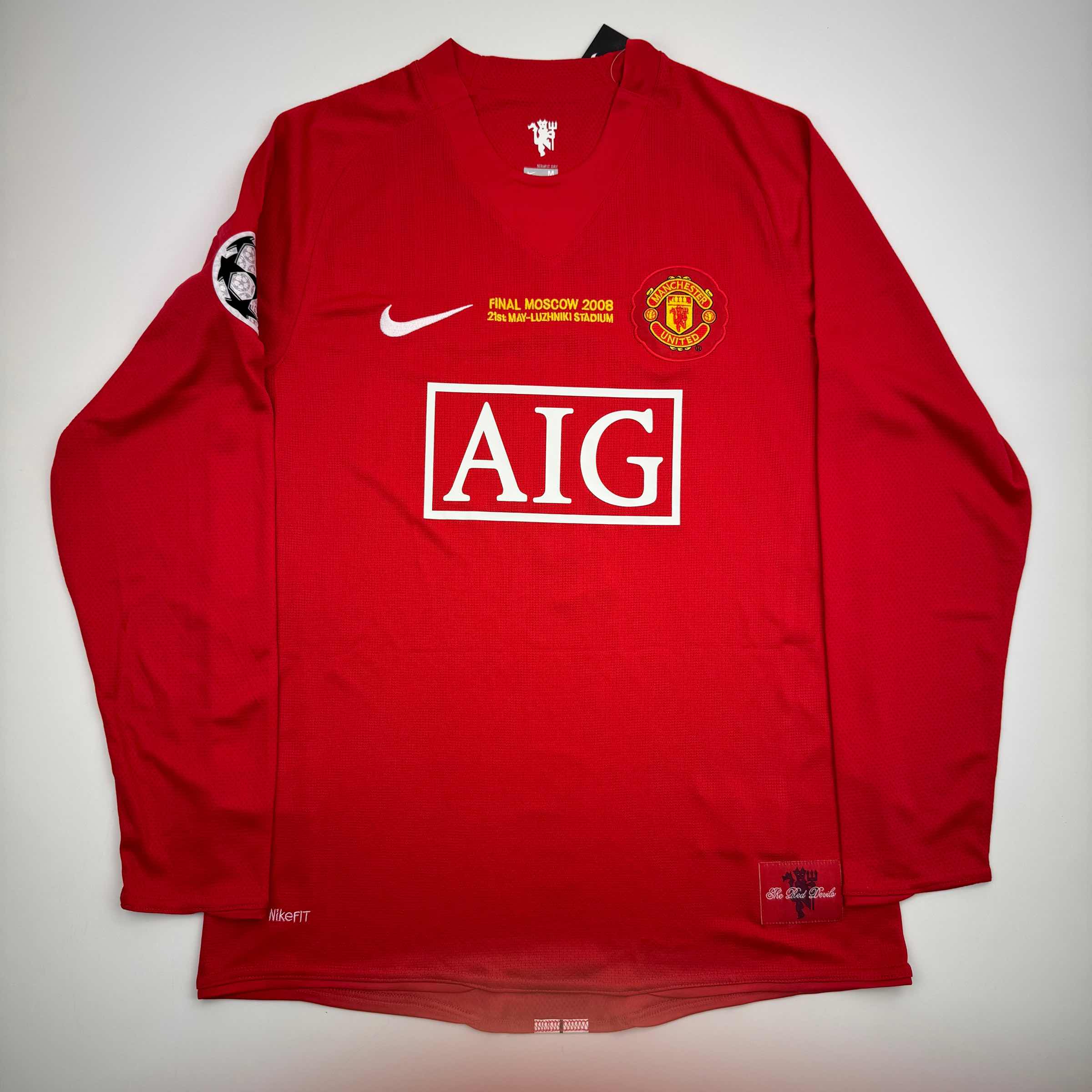 Autographed/Signed Cristiano Ronaldo Manchester United Red Soccer Jersey Beckett BAS COA - Image 4