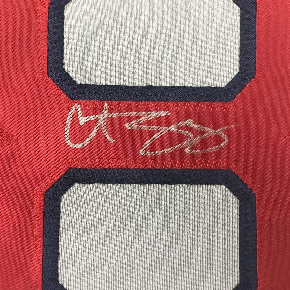 Autographed/Signed Curt Schilling Boston Grey Baseball Jersey JSA COA - Image 3