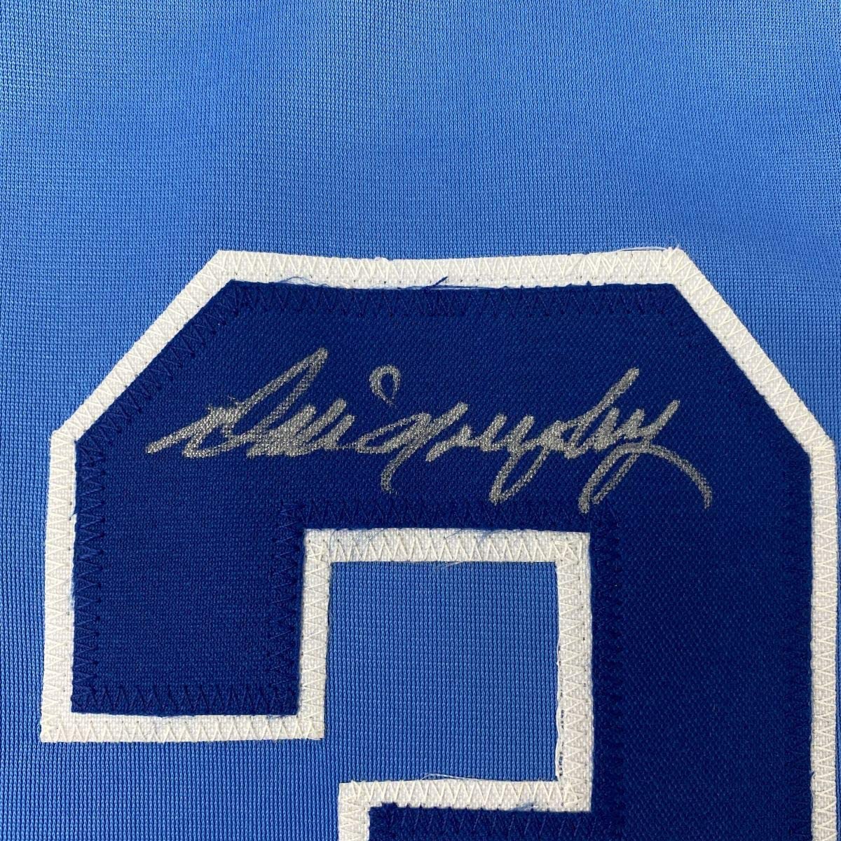 Autographed/Signed Dale Murphy Atlanta Light Blue Baseball Jersey PSA/DNA COA - Image 3