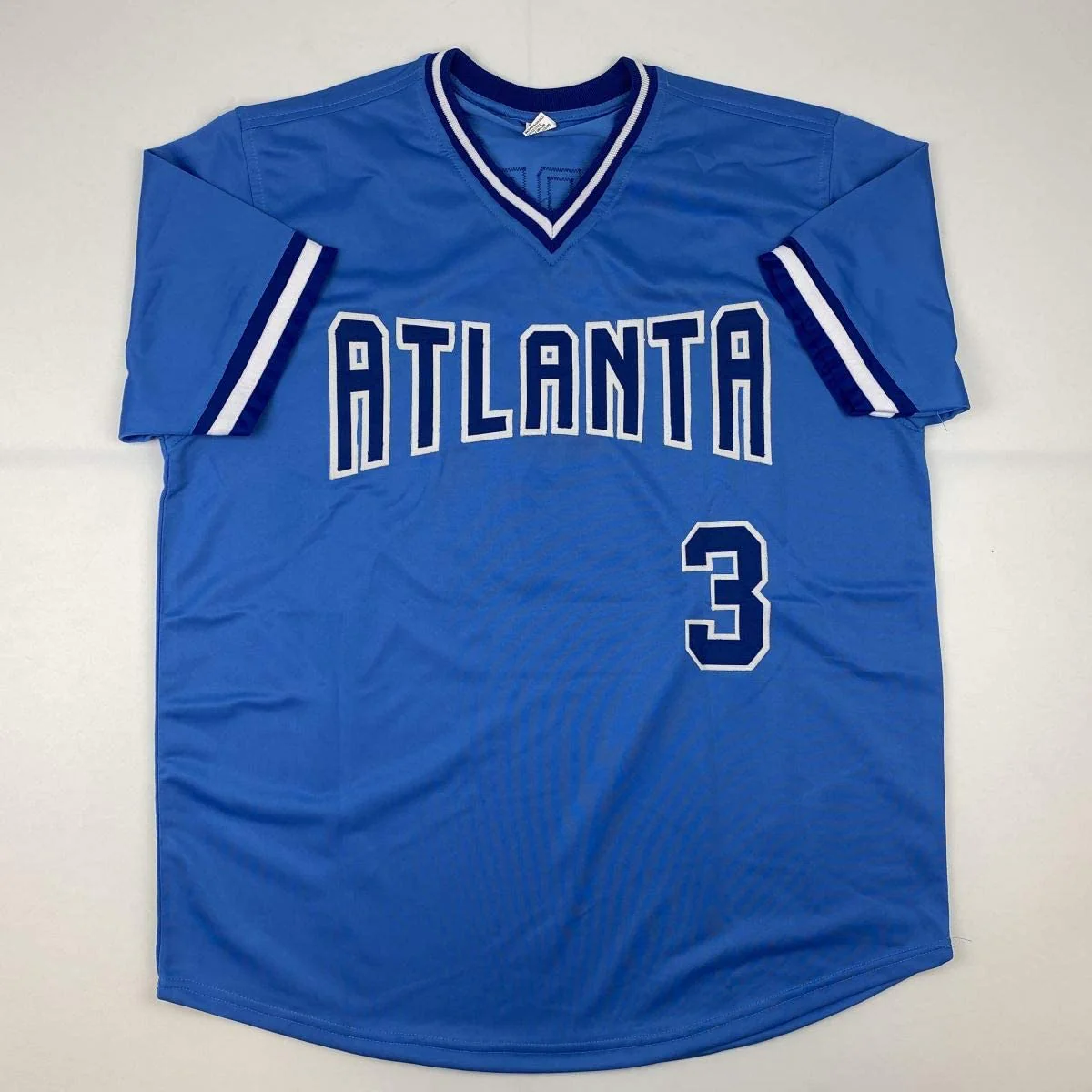 Autographed/Signed Dale Murphy Atlanta Light Blue Baseball Jersey PSA/DNA COA - Image 4