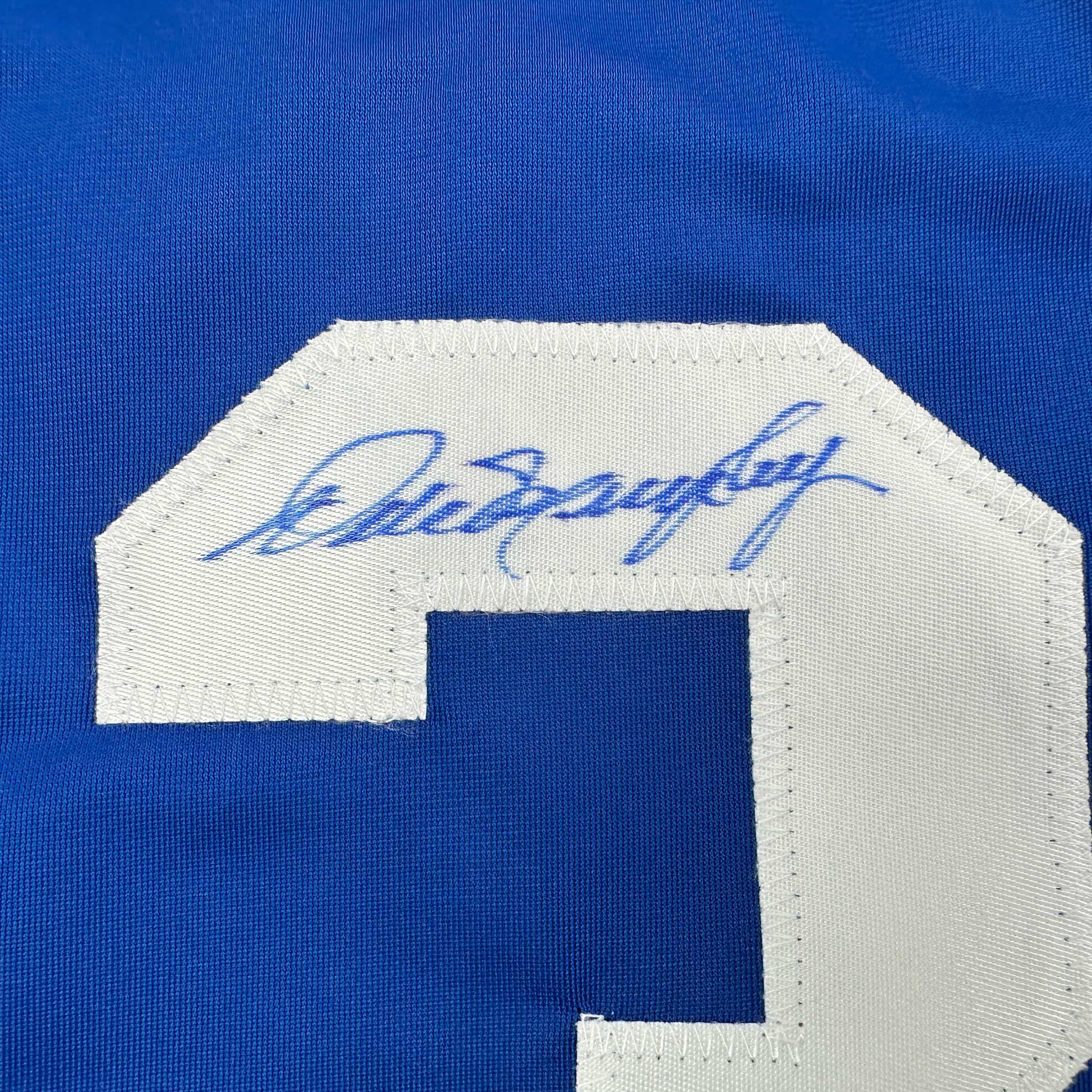 Autographed/Signed Dale Murphy Atlanta Royal Blue Baseball Jersey JSA COA - Image 3