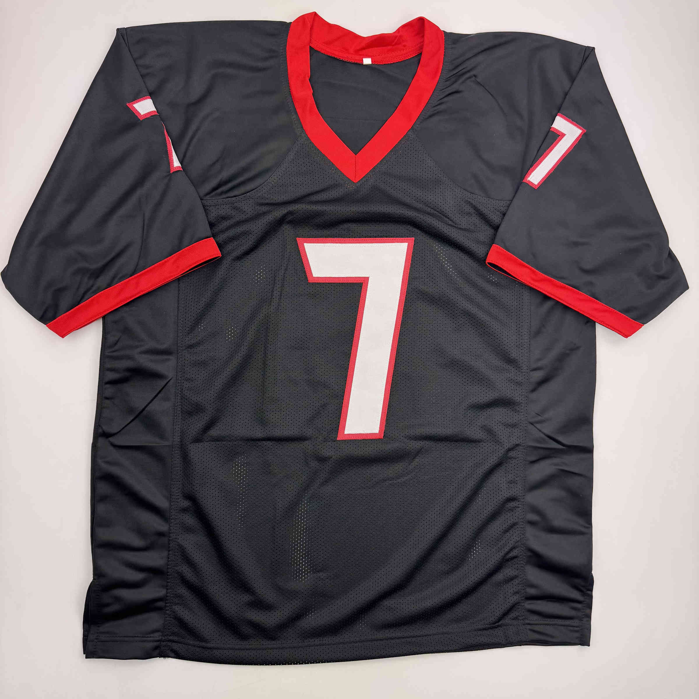 Autographed/Signed D'Andre Swift Georgia Black College Football Jersey Beckett BAS COA - Image 4
