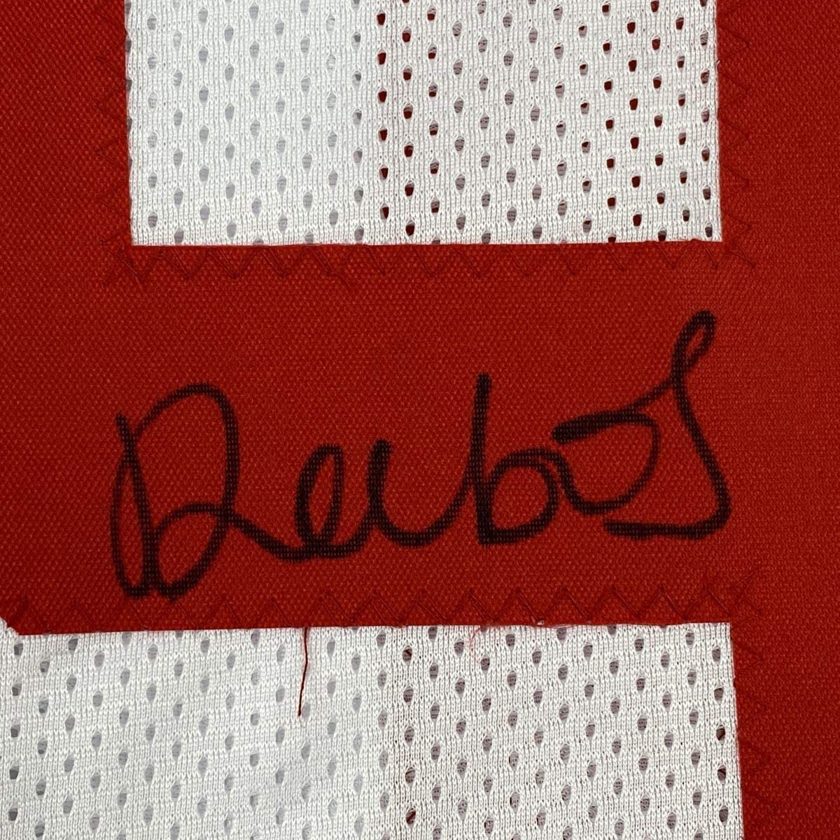 Autographed/Signed Deebo Samuel San Francisco White Football Jersey JSA COA - Image 3