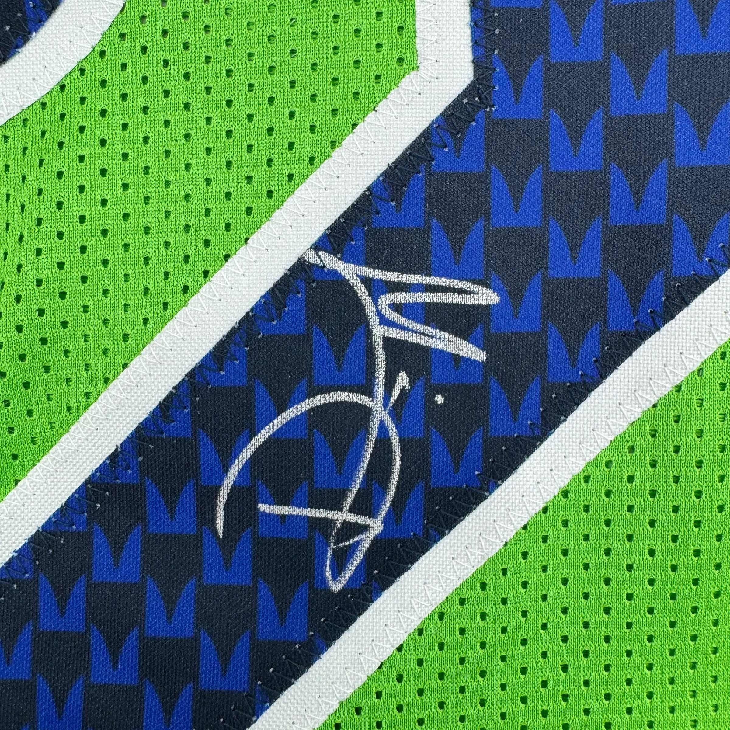 Autographed/Signed Devon Witherspoon Seattle Green Football Jersey JSA COA - Image 3