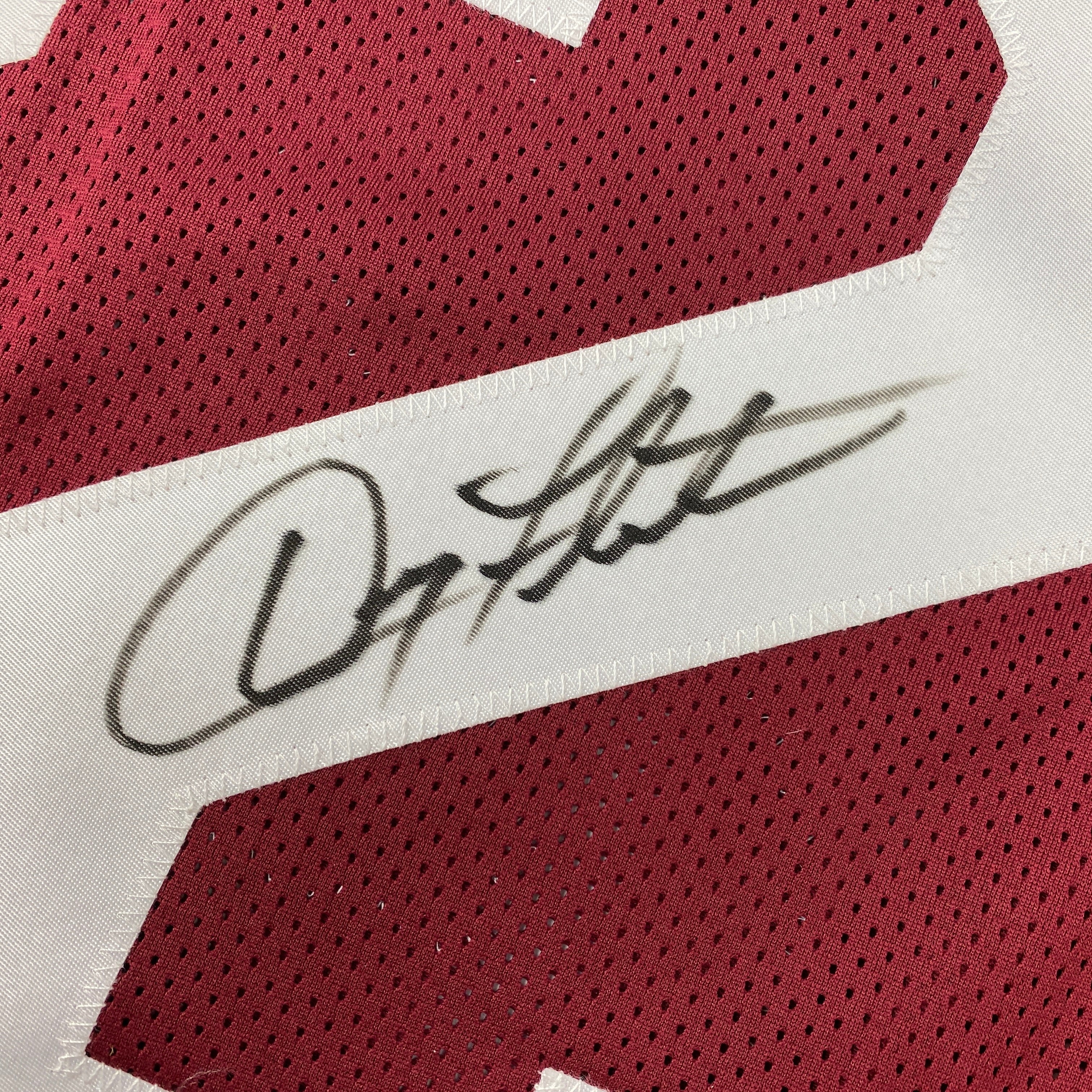 Autographed/Signed Doug Flutie Boston College Maroon Football Jersey Beckett BAS COA - Image 3
