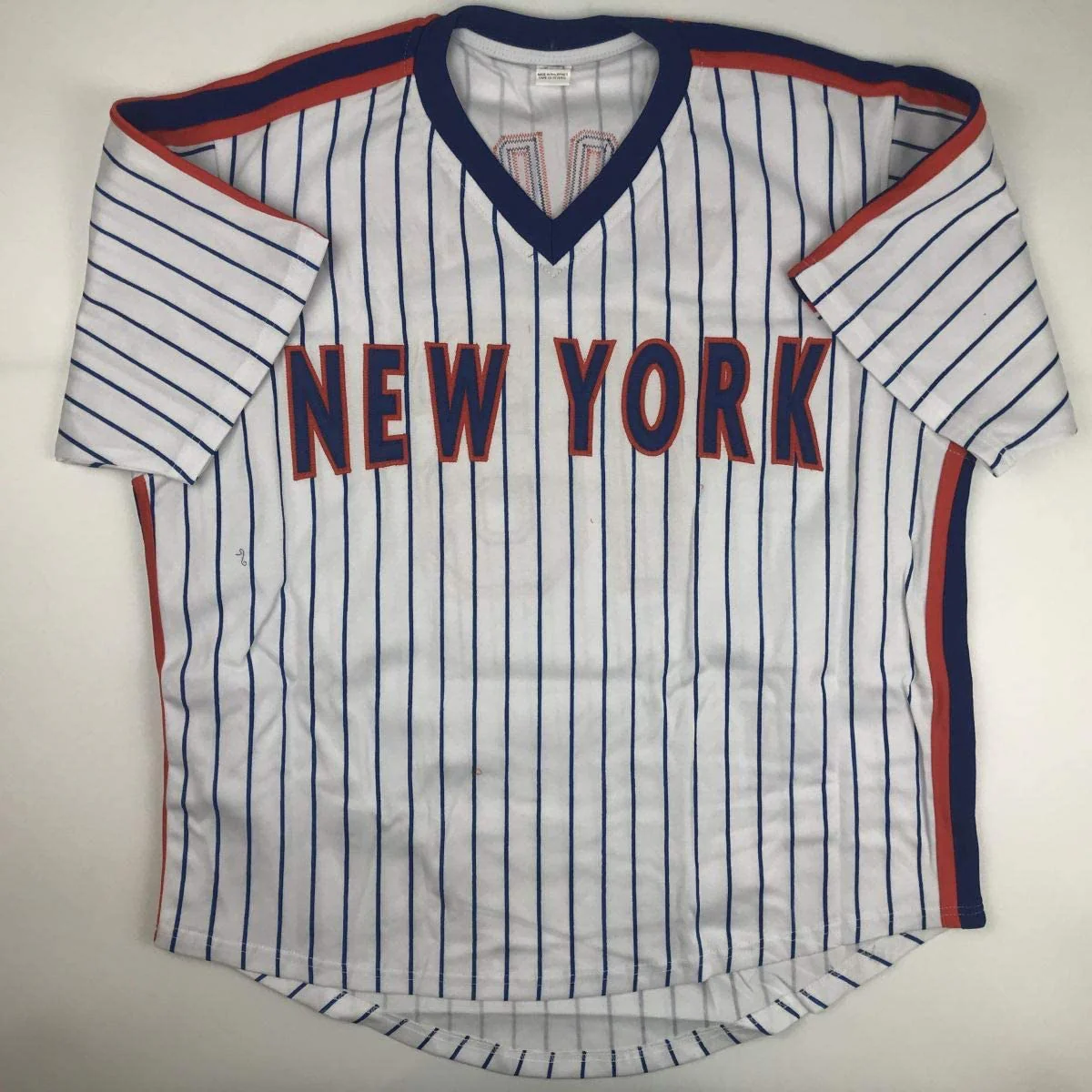 Autographed/Signed Dwight Doc Gooden New York Pinstripe Baseball Jersey PSA/DNA COA - Image 4