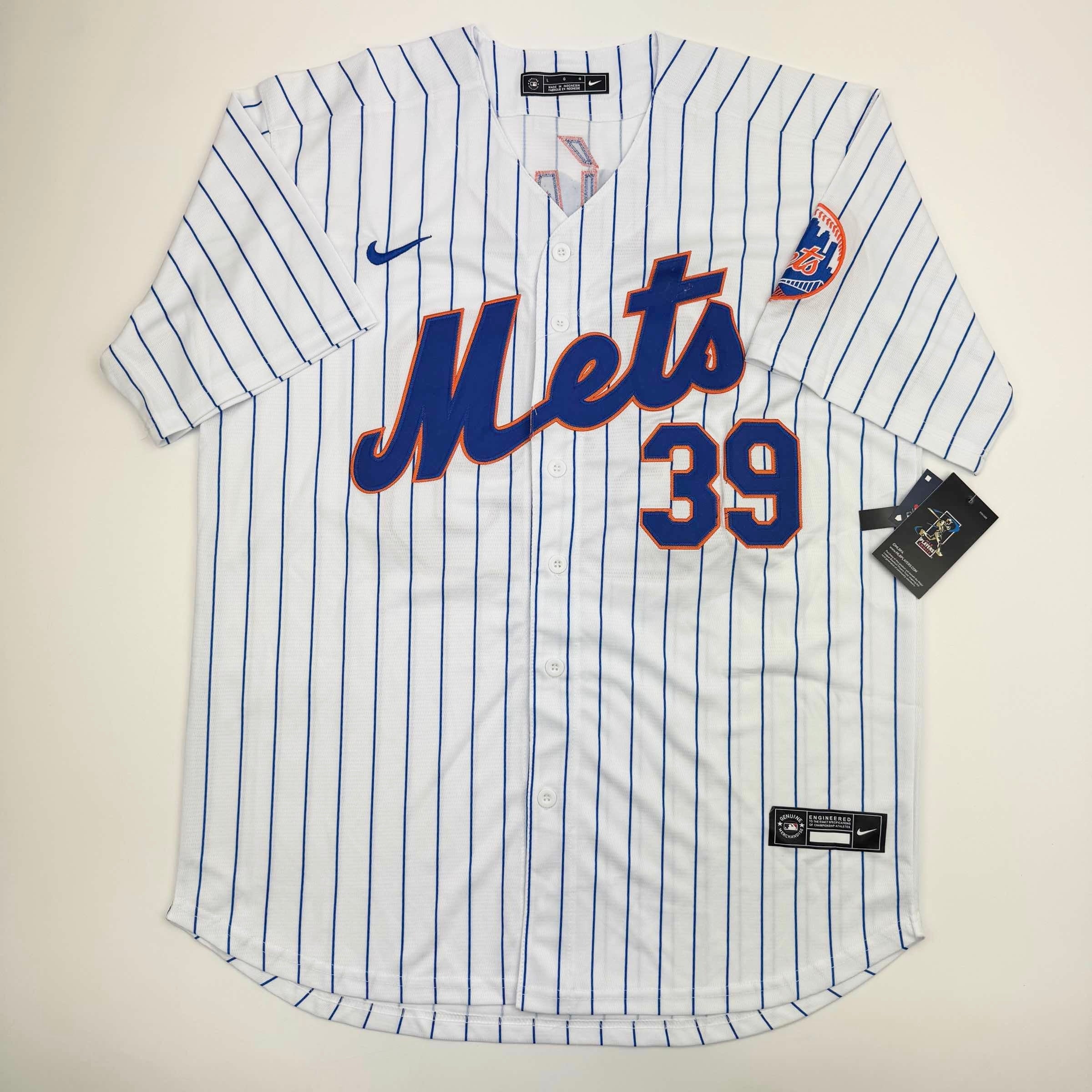 Autographed/Signed Edwin Diaz "2025 All-Star" New York Pinstripe Baseball Jersey JSA COA - Image 4