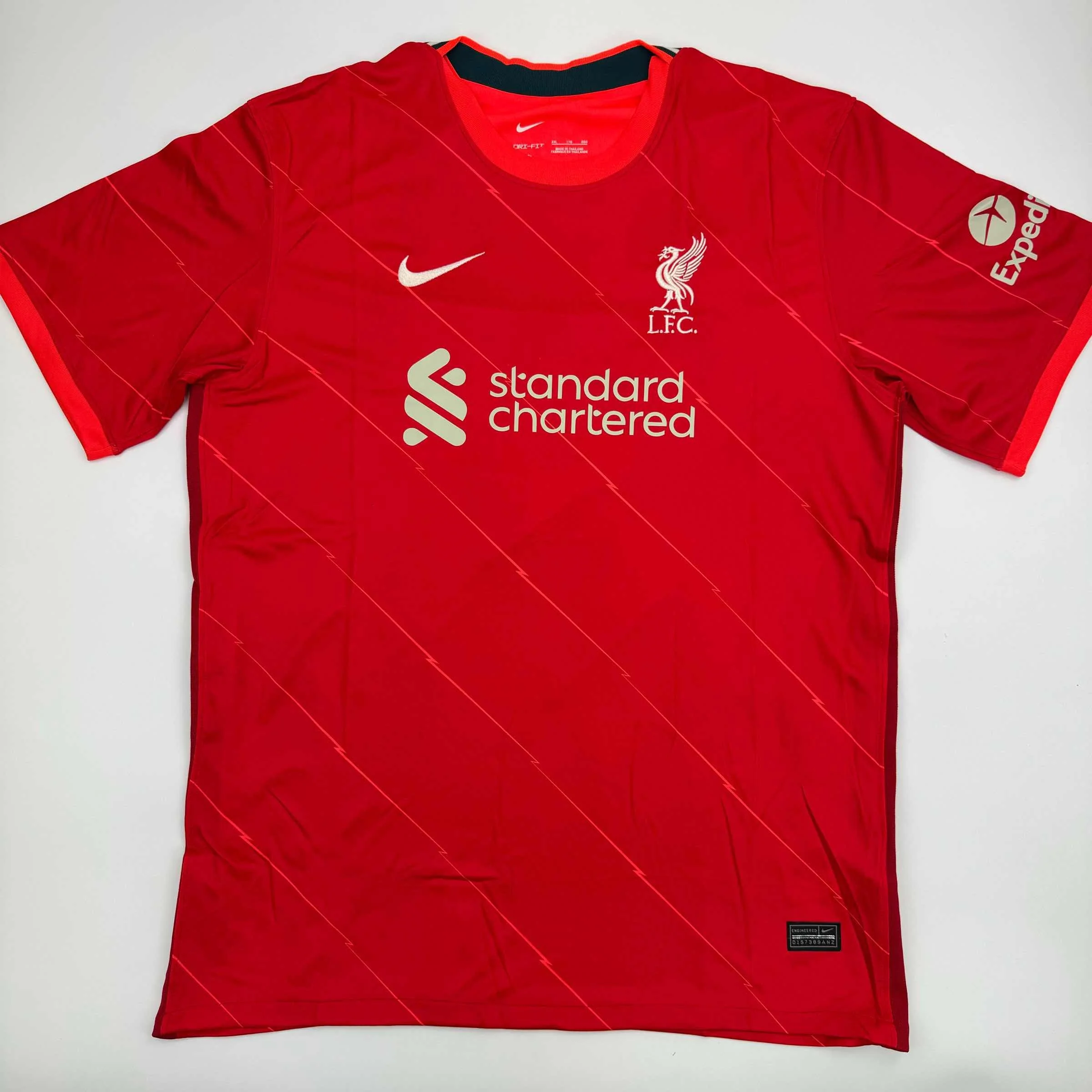 Autographed/Signed Fabinho Liverpool Red Soccer Jersey Beckett BAS COA - Image 4