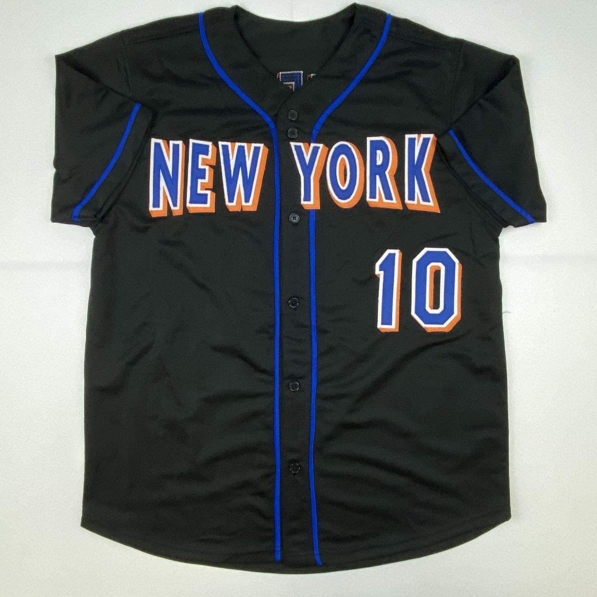 Autographed/Signed Gary Sheffield New York Black Baseball Jersey PSA/DNA COA - Image 4