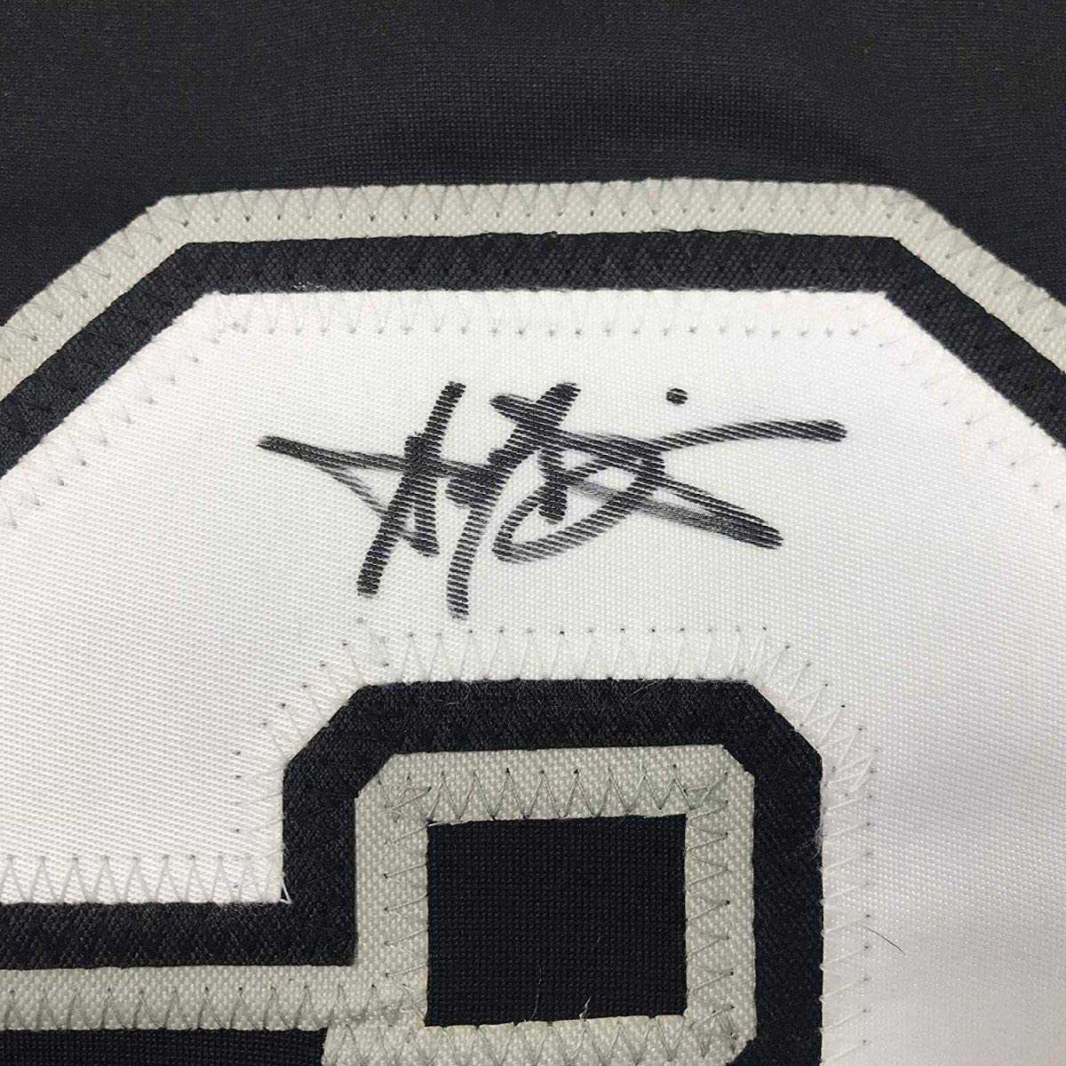 Autographed/Signed Harold Baines Chicago Black Baseball Jersey Beckett BAS COA - Image 3