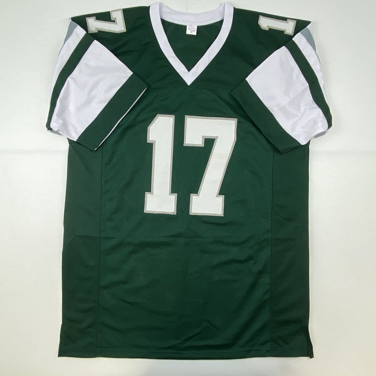 Autographed/Signed Harold Carmichael HOF 20 Philadelphia Green Football Jersey JSA COA - Image 4