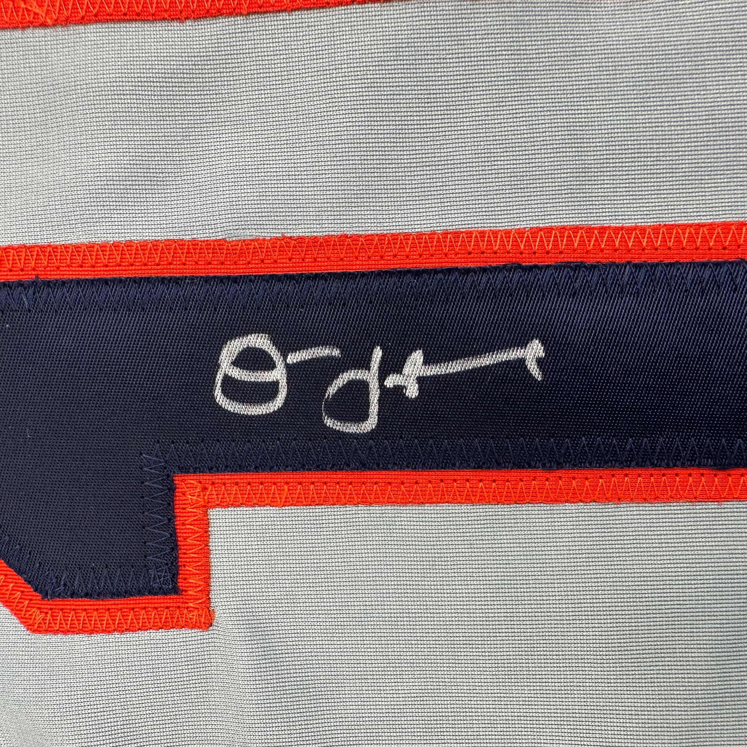 Autographed/Signed Jim Leyland Detroit Grey Baseball Jersey JSA COA - Image 3