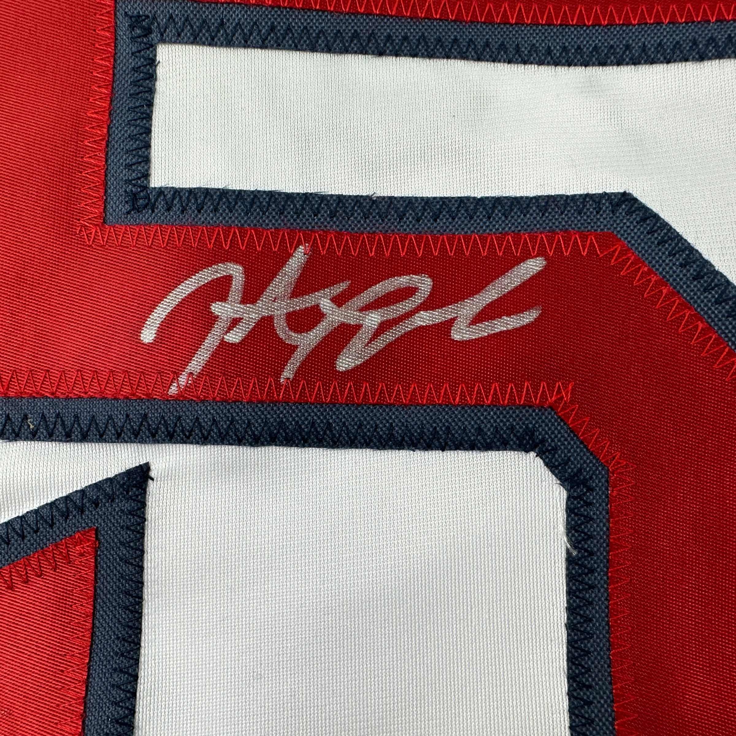 Autographed/Signed Jonathan Papelbon Boston White Baseball Jersey JSA COA - Image 3