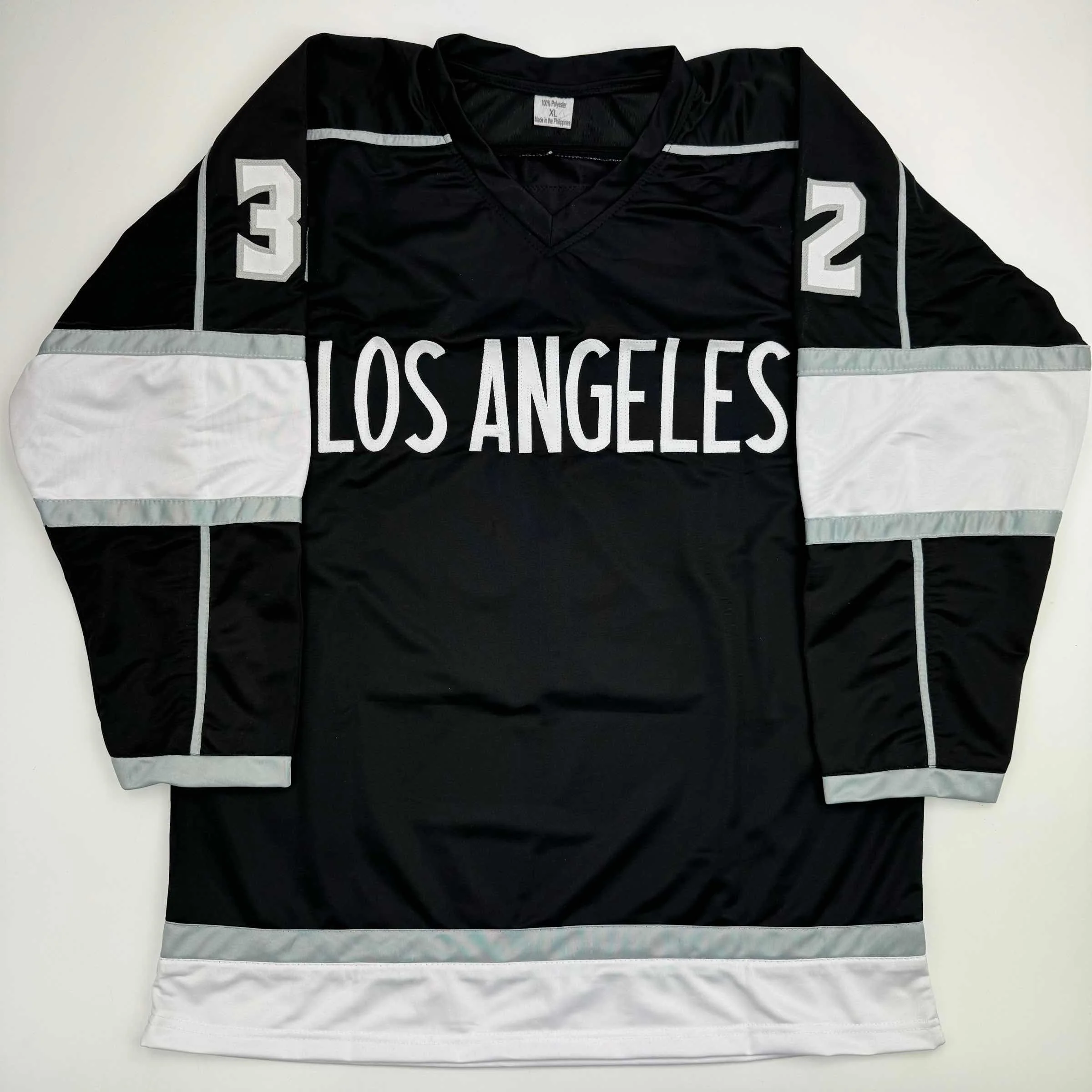 Autographed/Signed Jonathan Quick Los Angeles LA Black Hockey Jersey JSA COA - Image 4