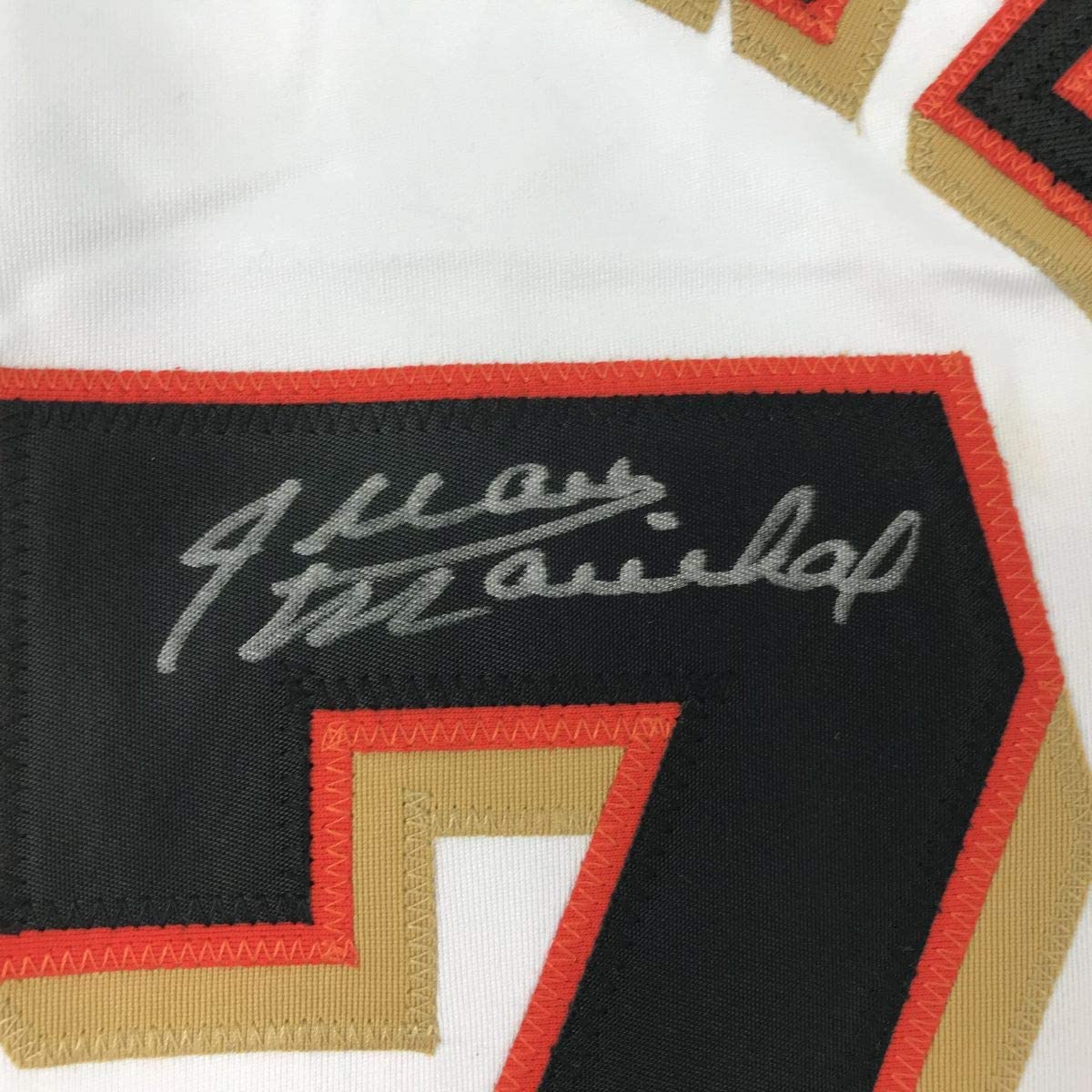 Autographed/Signed Juan Marichal San Francisco White Baseball Jersey JSA COA - Image 3