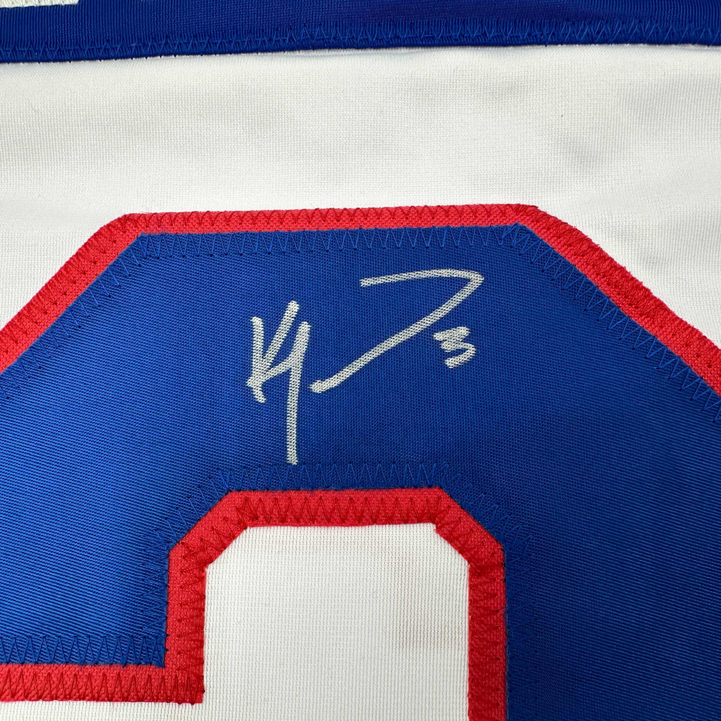 Autographed/Signed Ken Morrow Team USA Miracle On Ice 1980 White Hockey Jersey JSA COA - Image 3