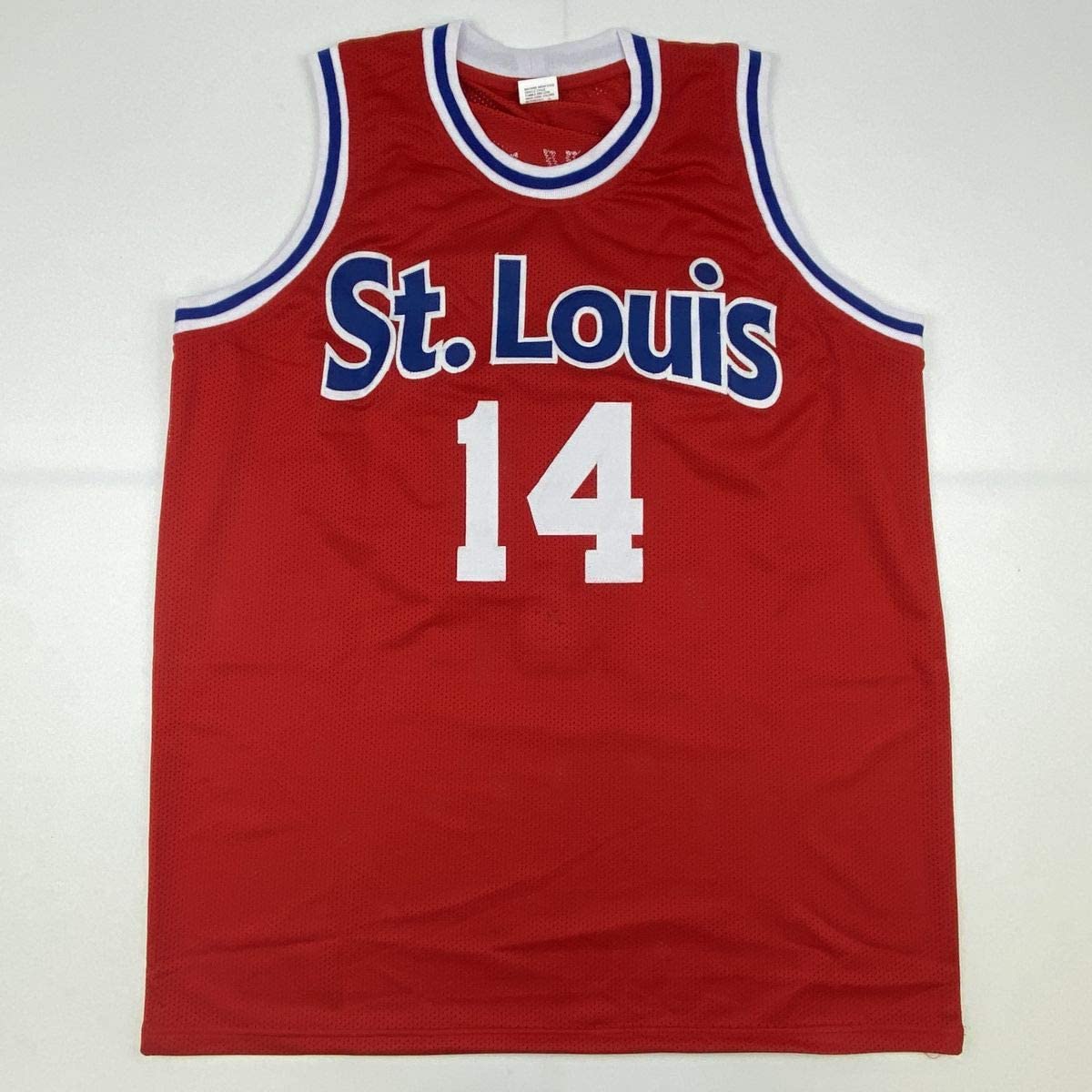 Autographed/Signed Lenny Wilkens St. Louis Red Basketball Jersey JSA COA - Image 4