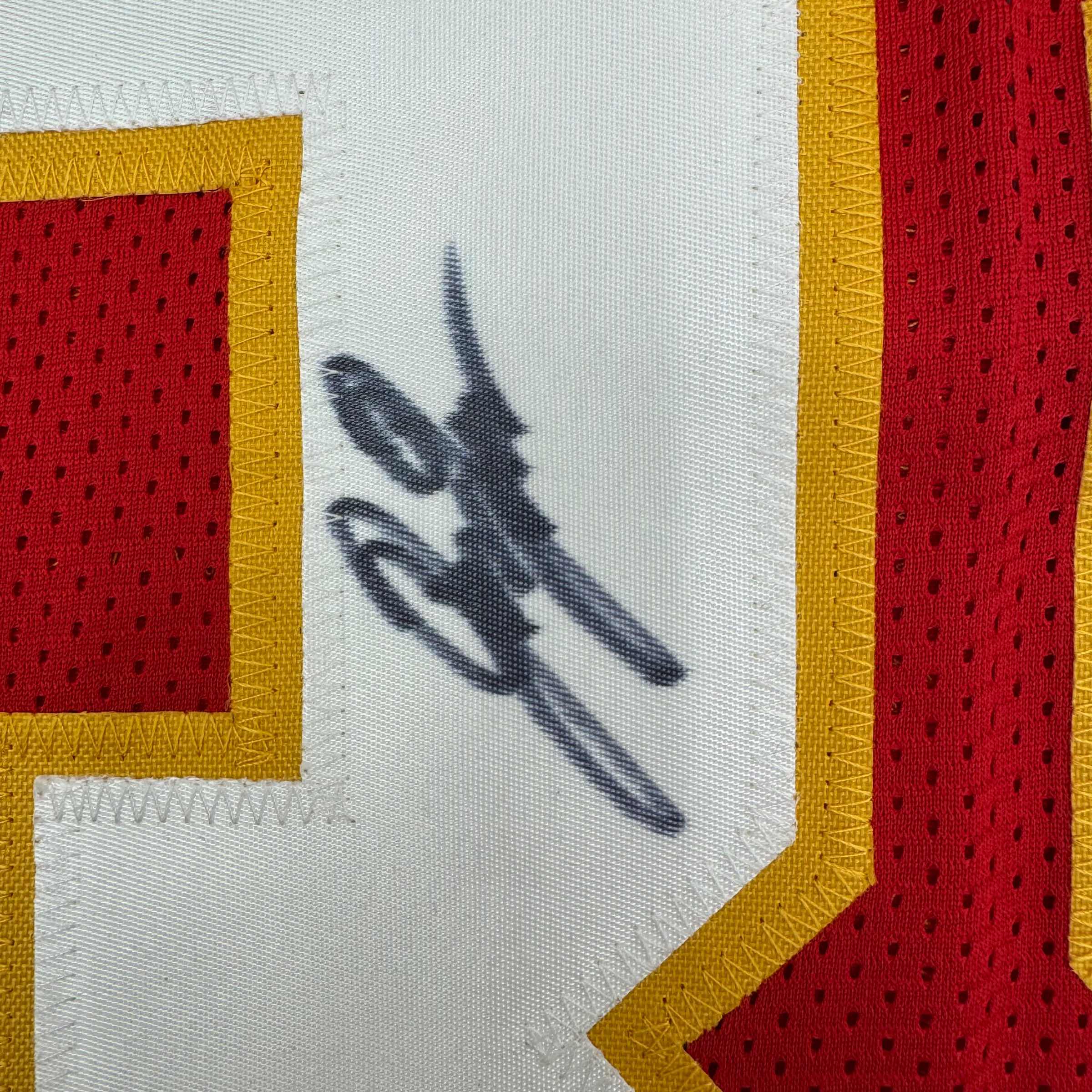 Autographed/Signed L'Jarius Sneed Kansas City Red Football Jersey JSA COA - Image 3