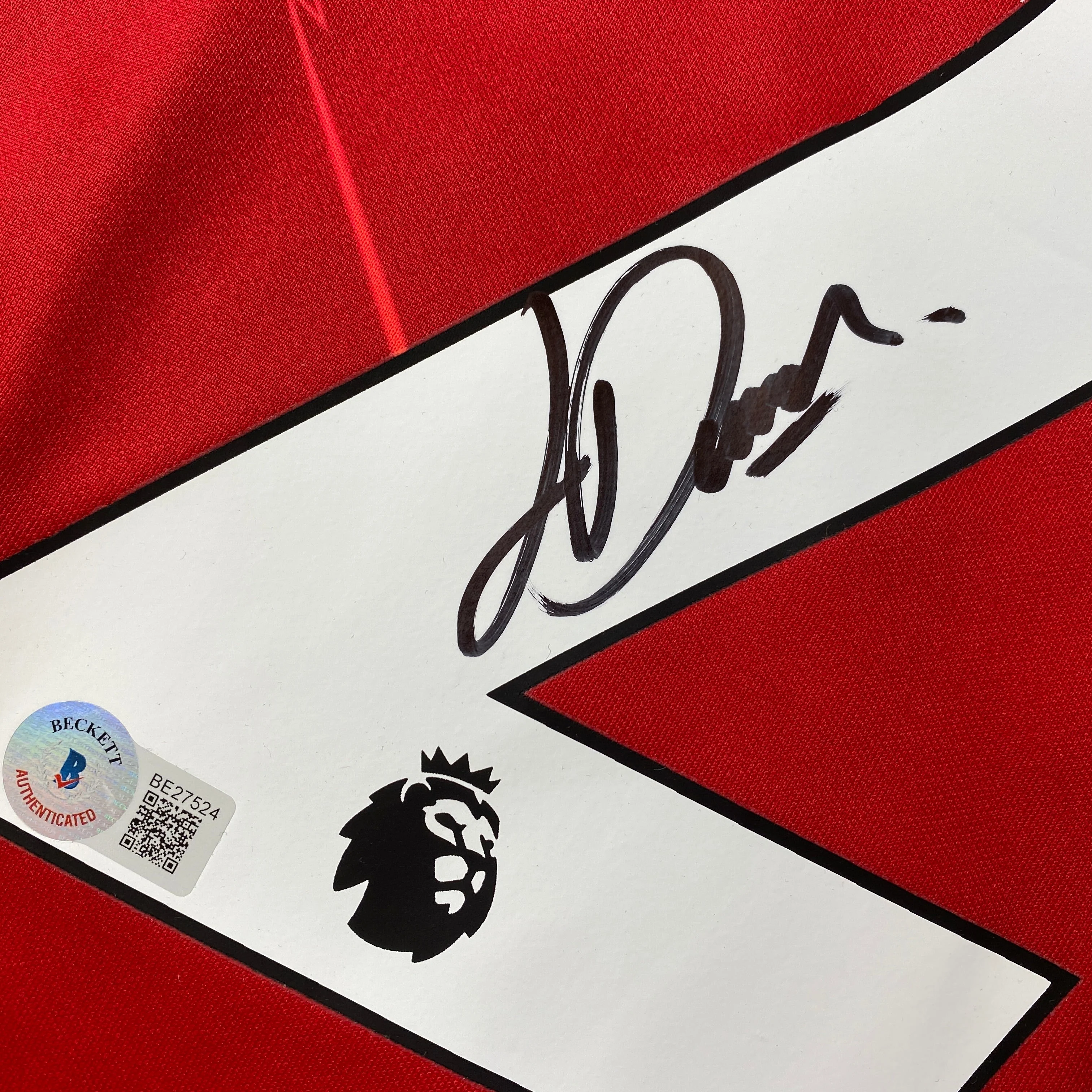 Autographed/Signed Luis Diaz Liverpool Red Soccer Jersey Beckett BAS COA - Image 3