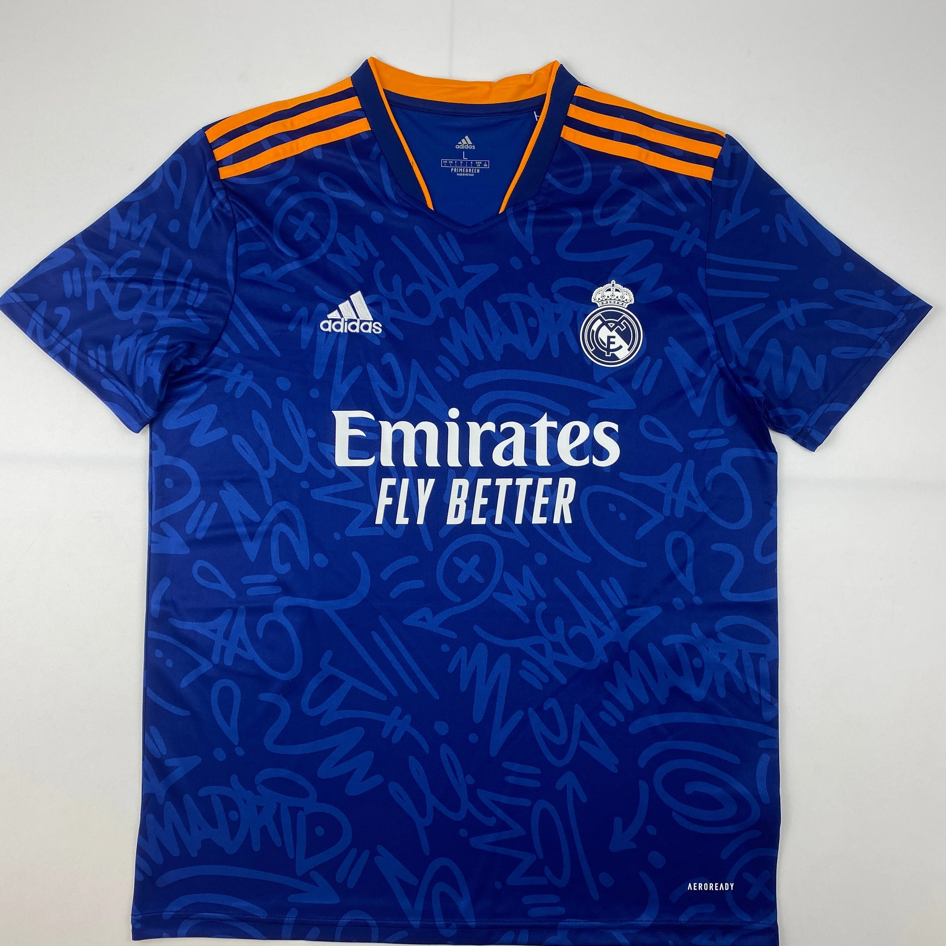 Autographed/Signed Luka Modric Real Madrid Blue Soccer Jersey Beckett BAS COA - Image 4