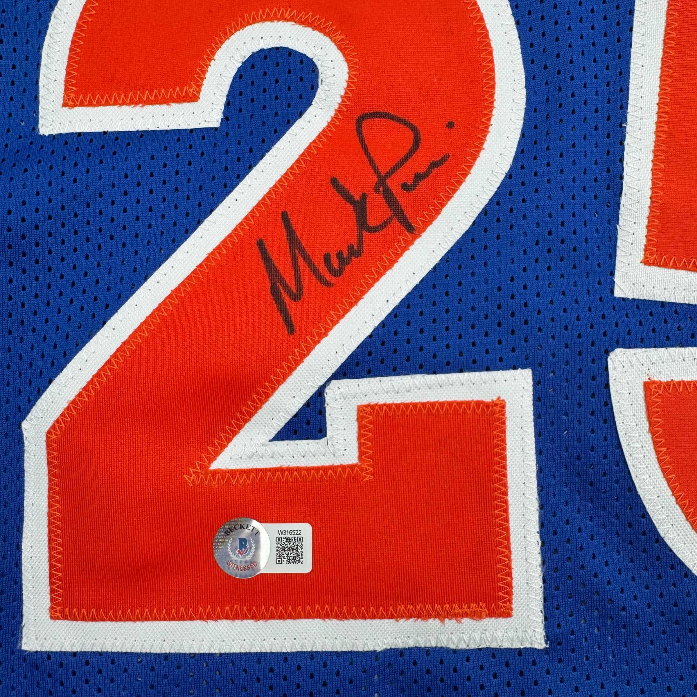 Autographed/Signed Mark Price Cleveland Blue Basketball Jersey Beckett BAS COA - Image 3