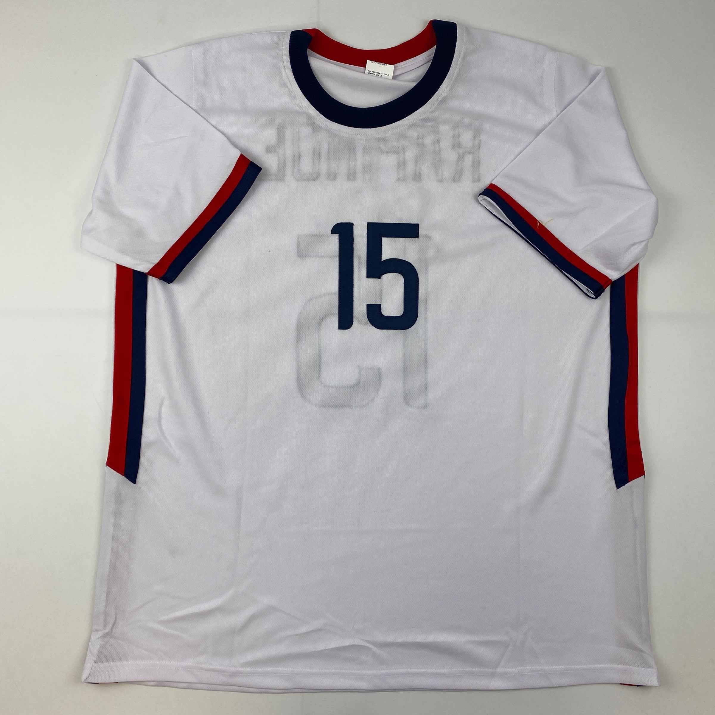 Autographed/Signed Megan Rapinoe White Soccer Team USA United States World Cup Jersey JSA COA - Image 4