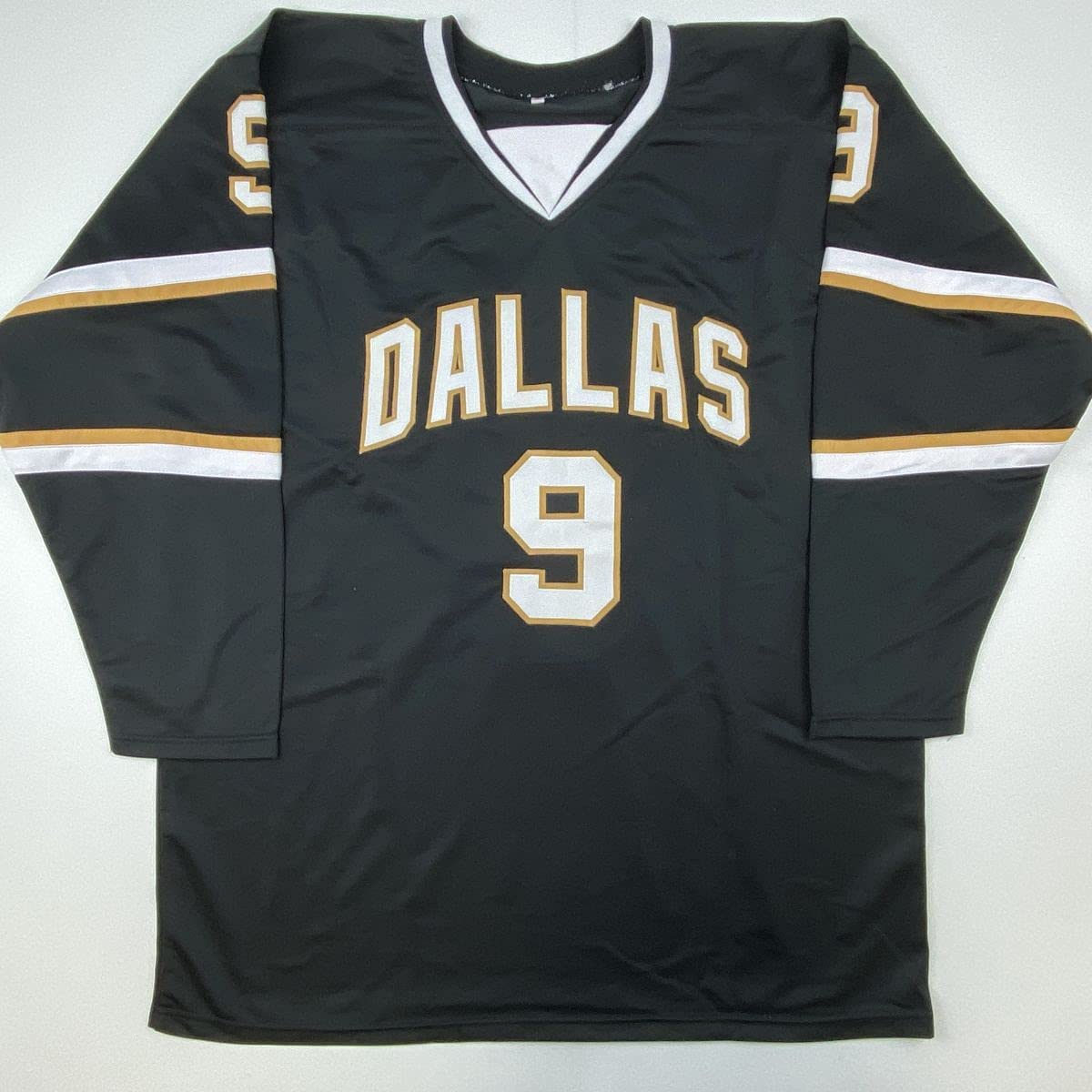 Autographed/Signed Mike Modano Dallas Black Hockey Jersey Beckett BAS COA - Image 4