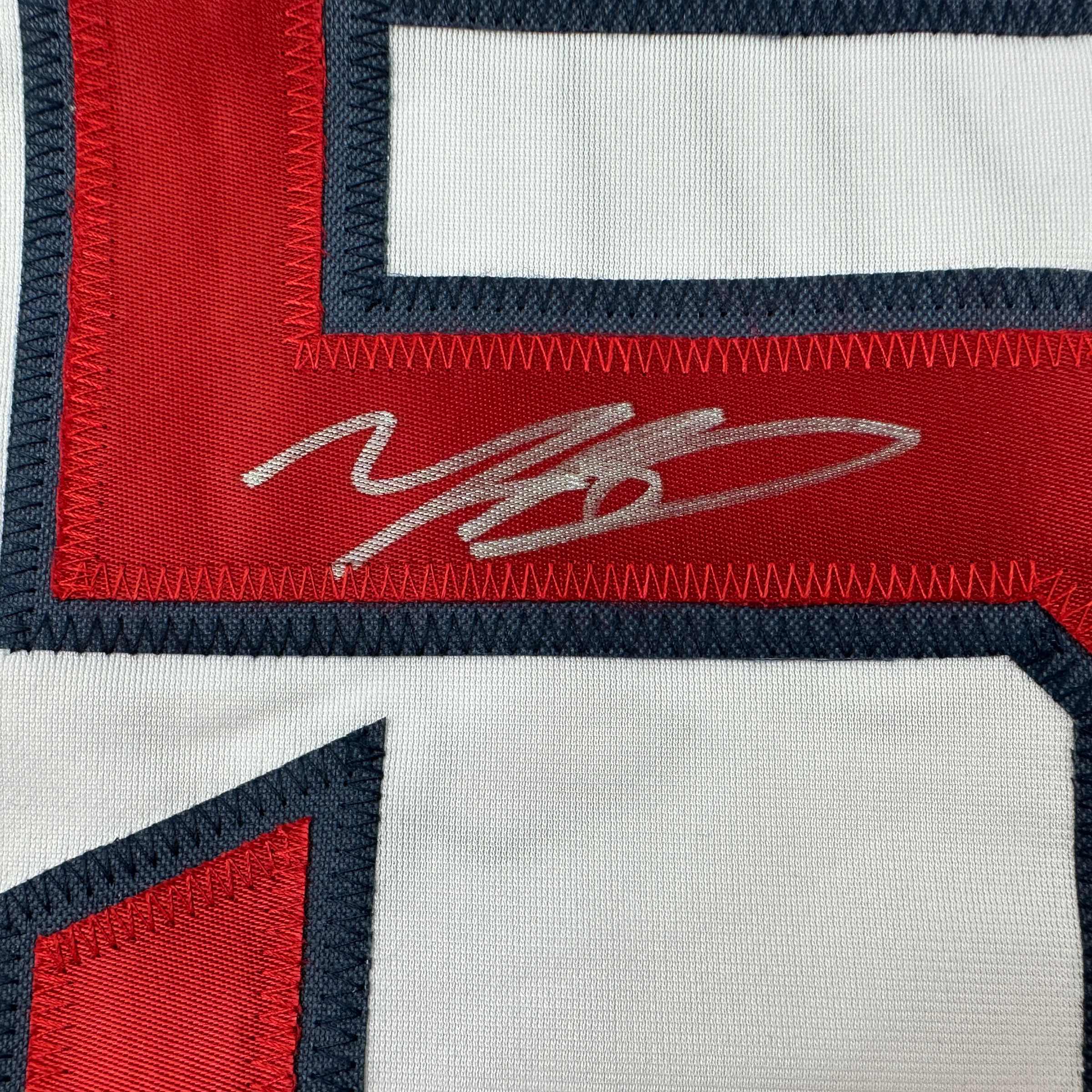 Autographed/Signed Mookie Betts Boston White Baseball Jersey JSA COA - Image 3