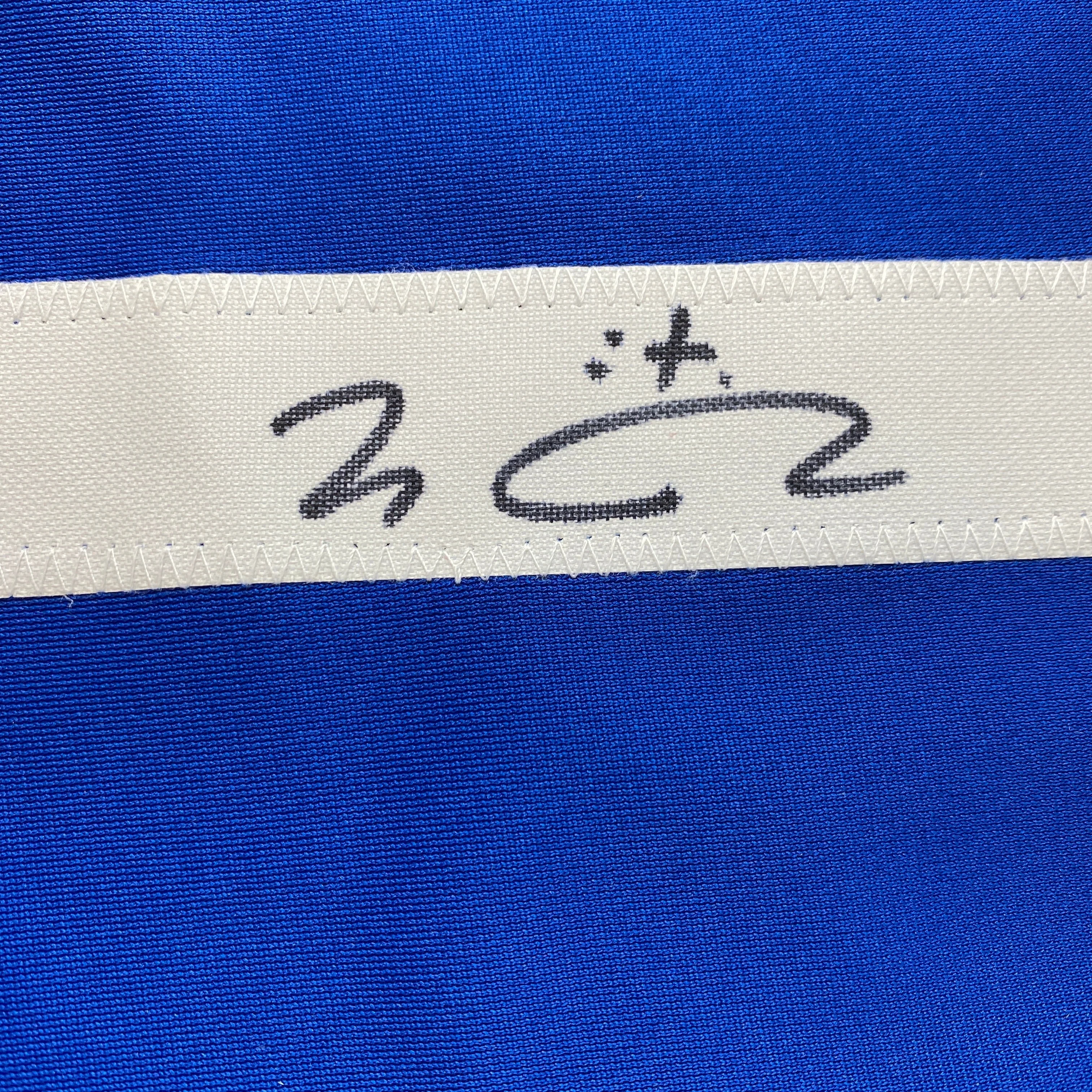Autographed/Signed Nick Madrigal Chicago Blue Baseball Jersey Beckett BAS COA - Image 3