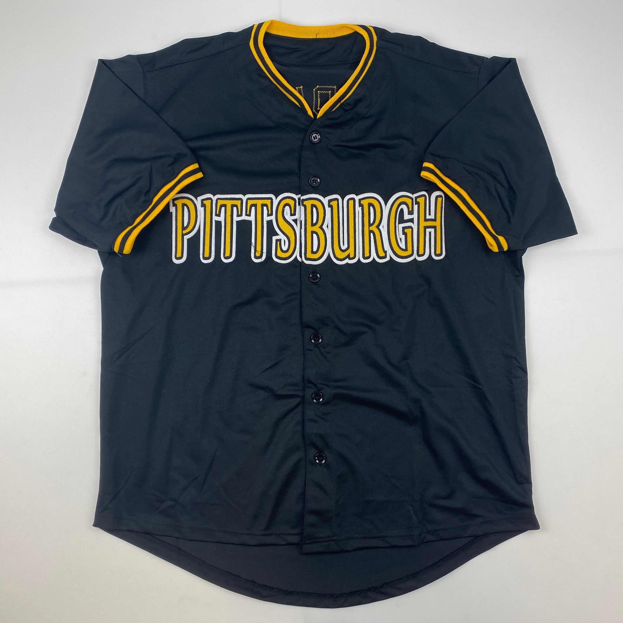 Autographed/Signed Oneil Cruz Pittsburgh Black Baseball Jersey JSA COA - Image 4