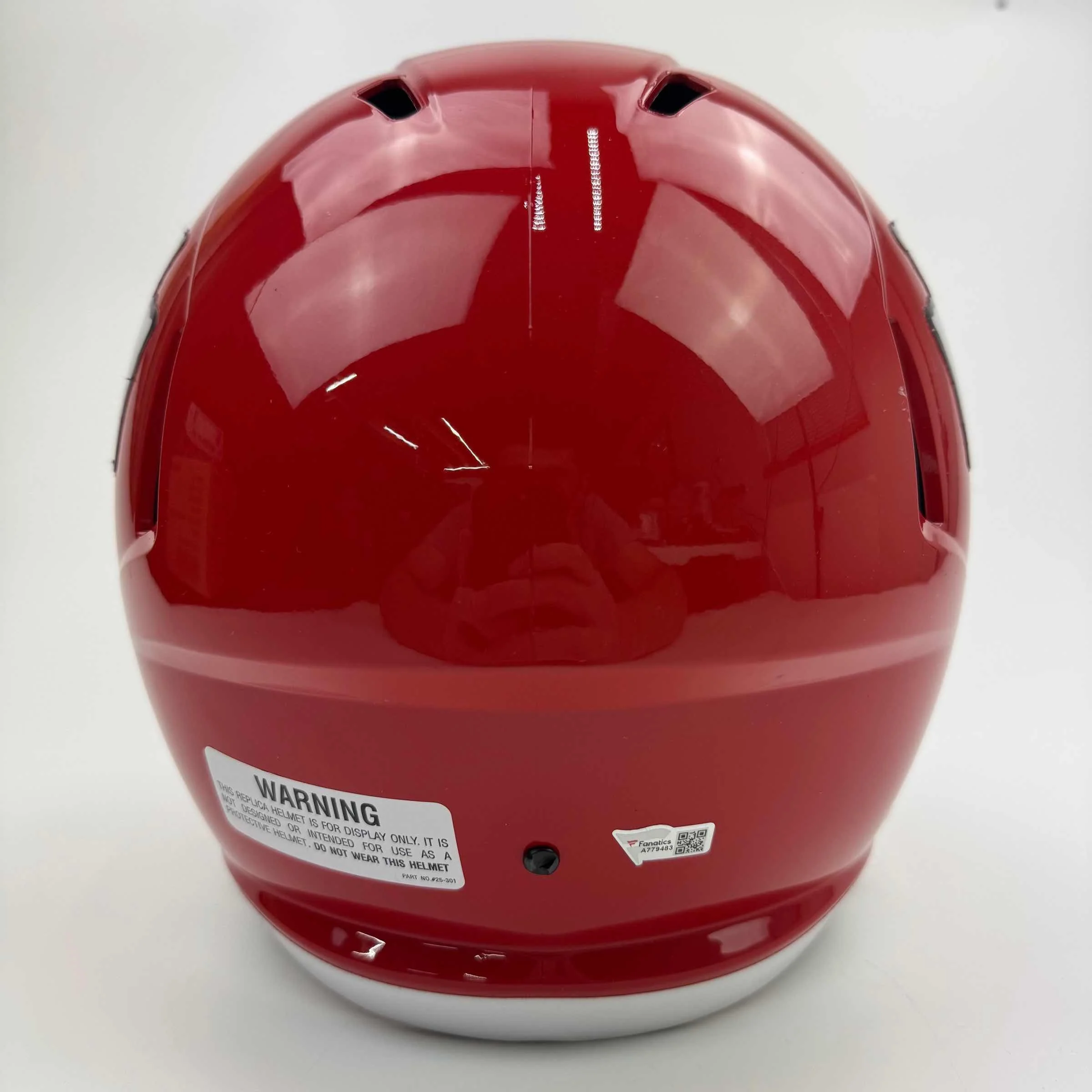 Autographed/Signed Patrick Mahomes Kansas City Chiefs Full Size FS F/S Football Helmet Fanatics COA - Image 3