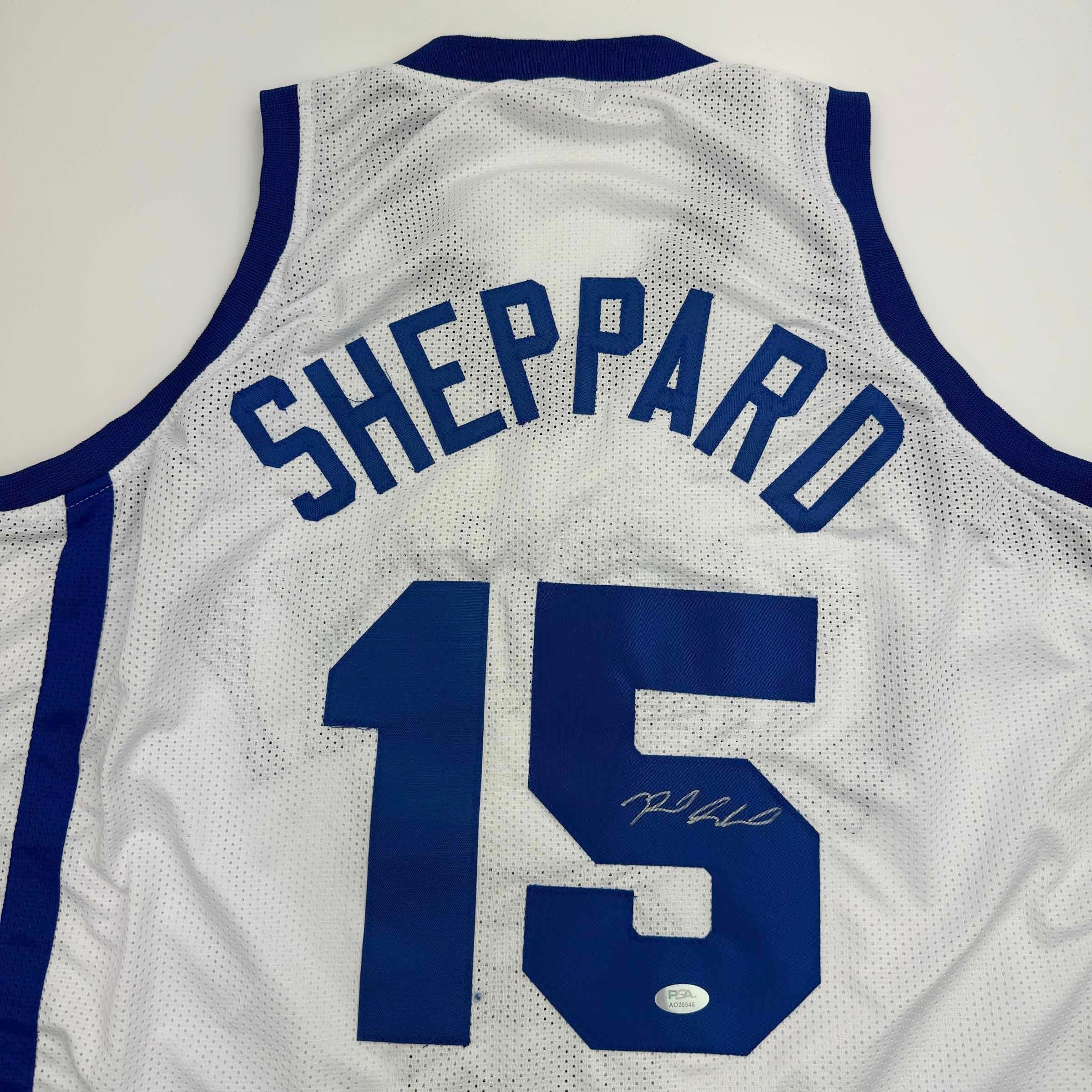Autographed/Signed Reed Sheppard Kentucky White College Basketball Jersey PSA COA - Image 2