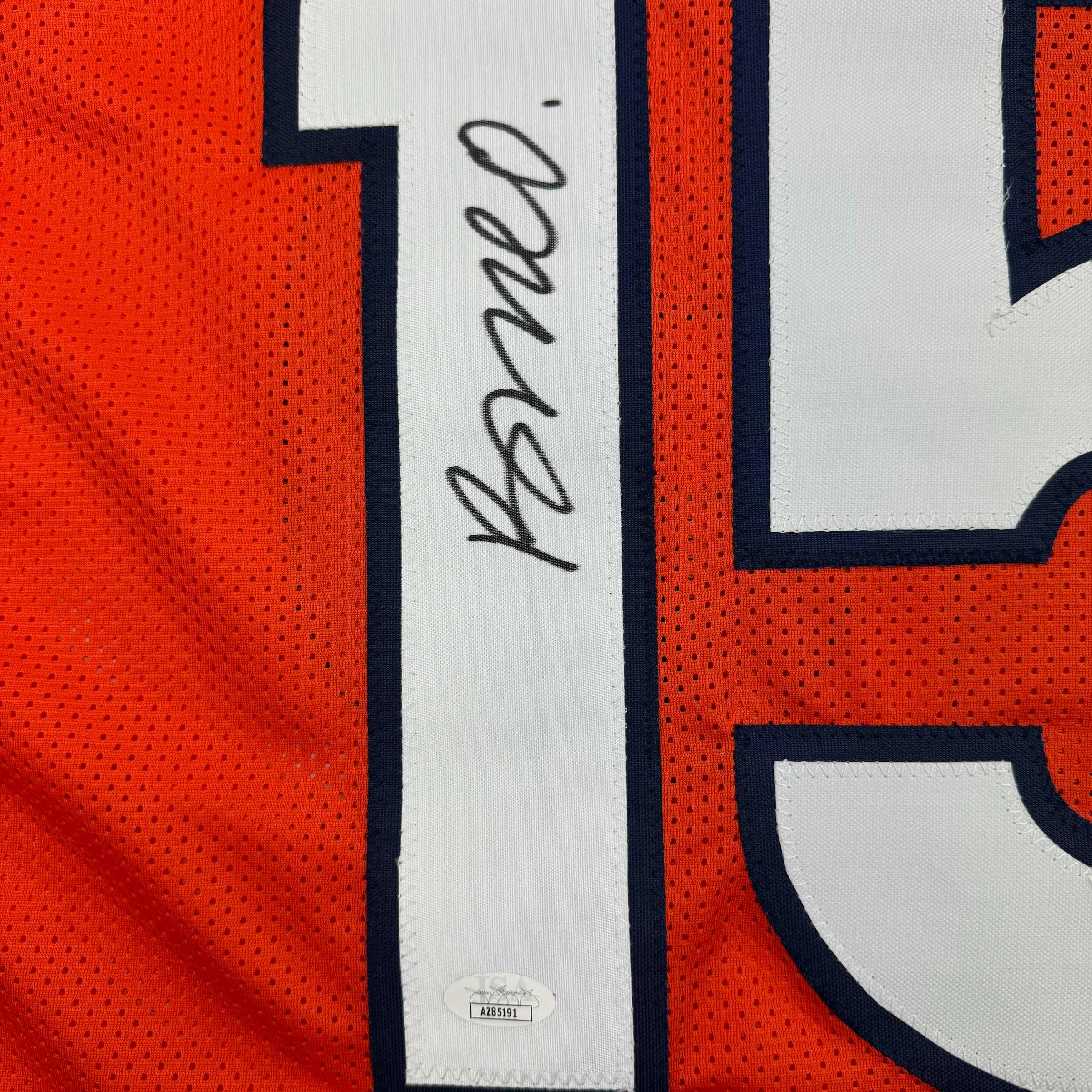 Autographed/Signed Rome Odunze Chicago Orange Football Jersey JSA COA - Image 3