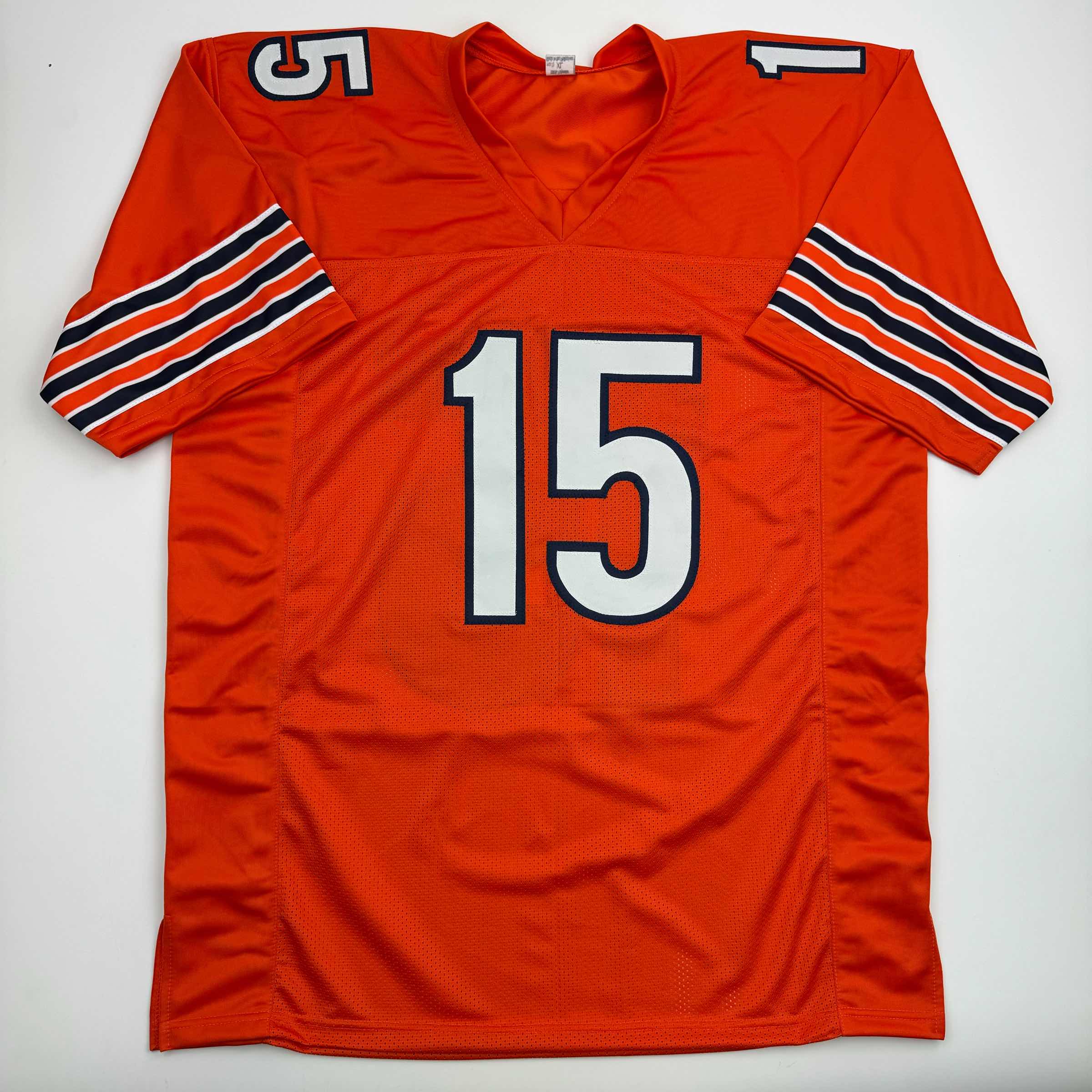 Autographed/Signed Rome Odunze Chicago Orange Football Jersey JSA COA - Image 4