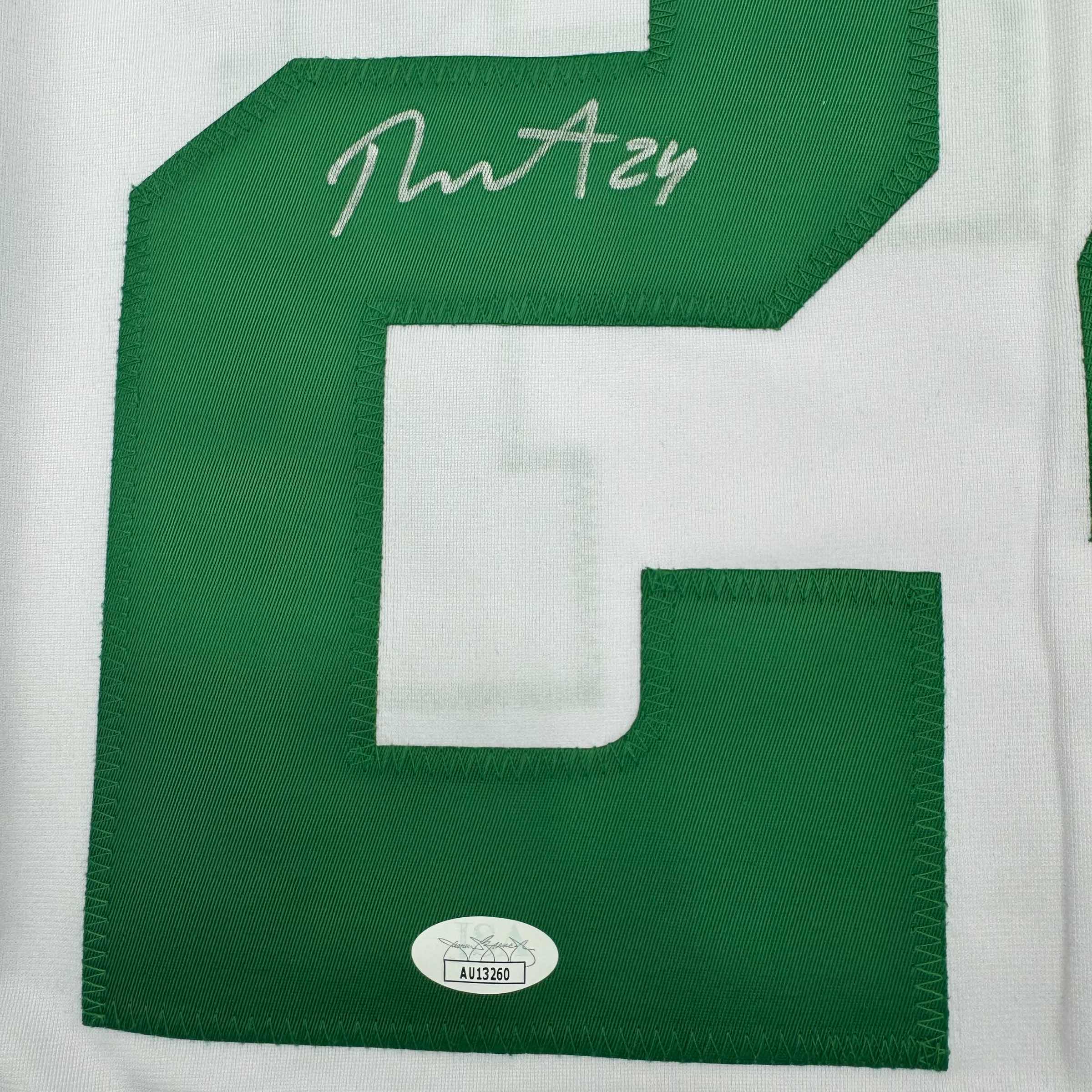 Autographed/Signed Roope Hintz Dallas White Hockey Jersey JSA COA - Image 3