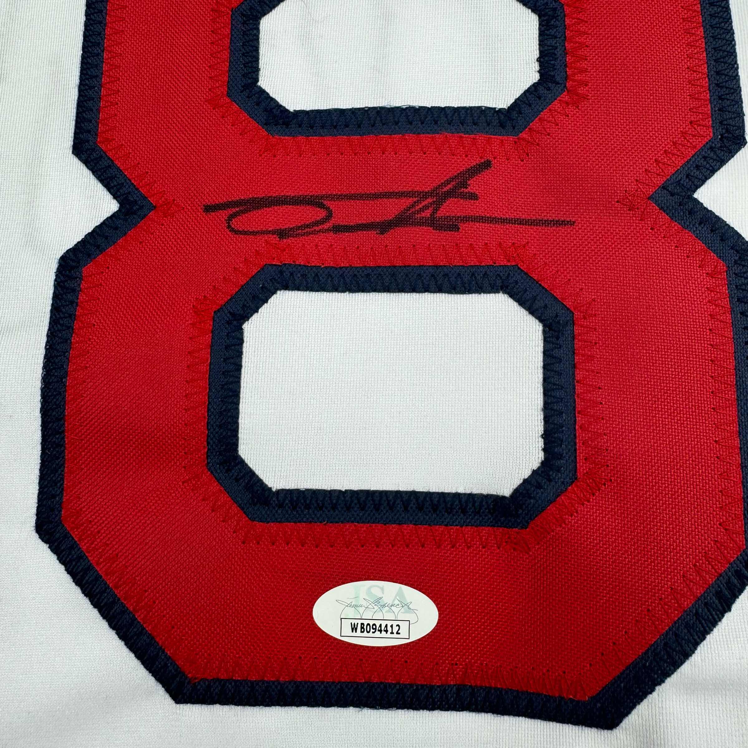 Autographed/Signed Tanner Houck Boston White Baseball Jersey JSA COA - Image 3