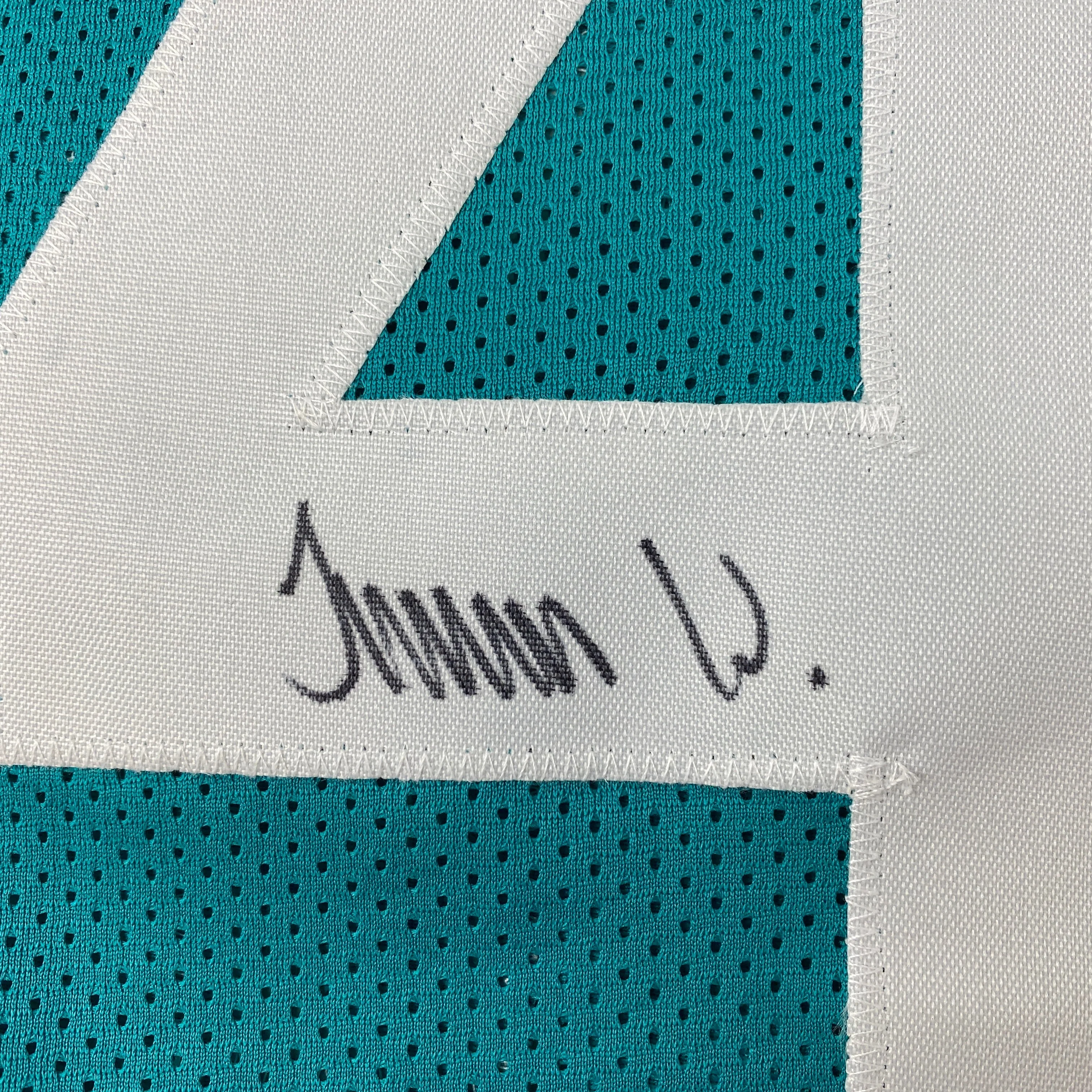 Autographed/Signed Travon Walker Jacksonville Teal Football Jersey Beckett BAS COA - Image 3