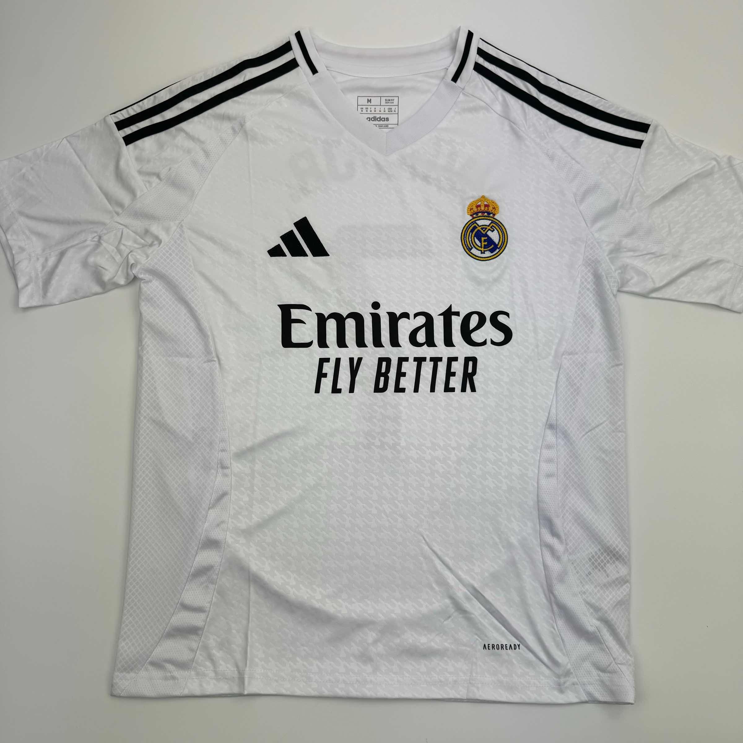Autographed/Signed Vini Vinicius Jr. #7 Real Madrid White Soccer Jersey Beckett BAS COA - Image 4