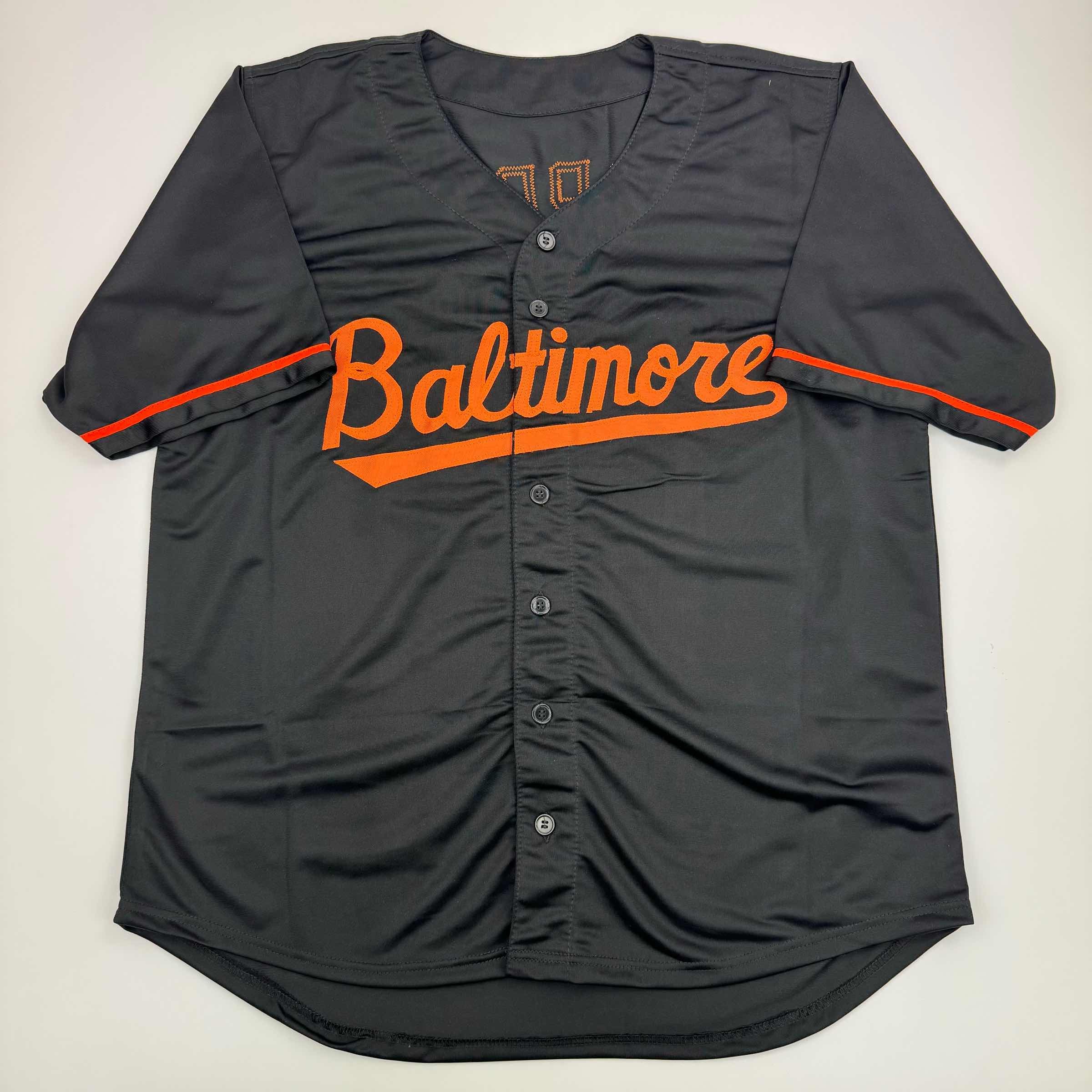 Autographed/Signed Vladimir Guerrero Baltimore Black Baseball Jersey JSA COA - Image 4