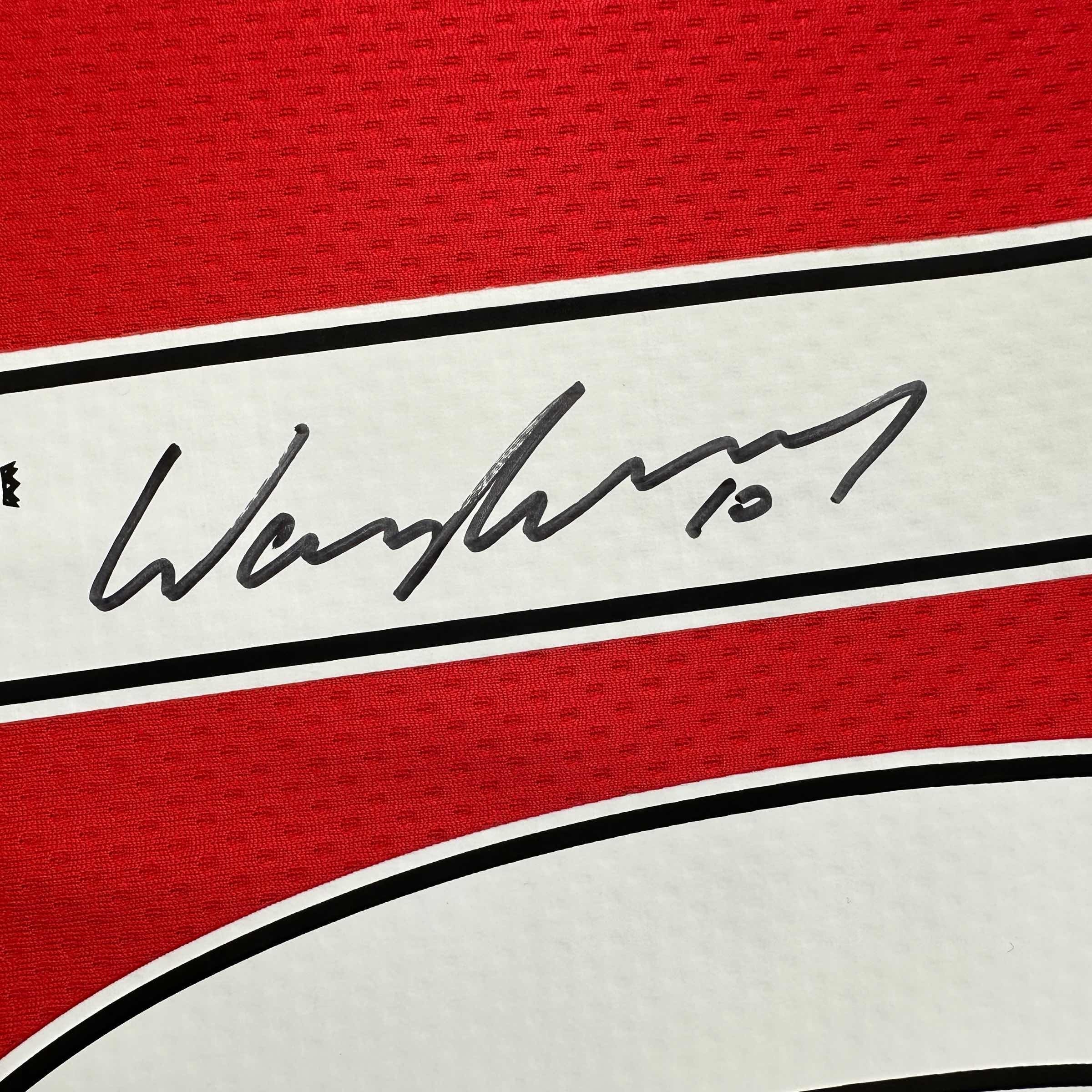 Autographed/Signed Wayne Rooney Manchester United Red 2008 Soccer Jersey Beckett BAS COA - Image 3