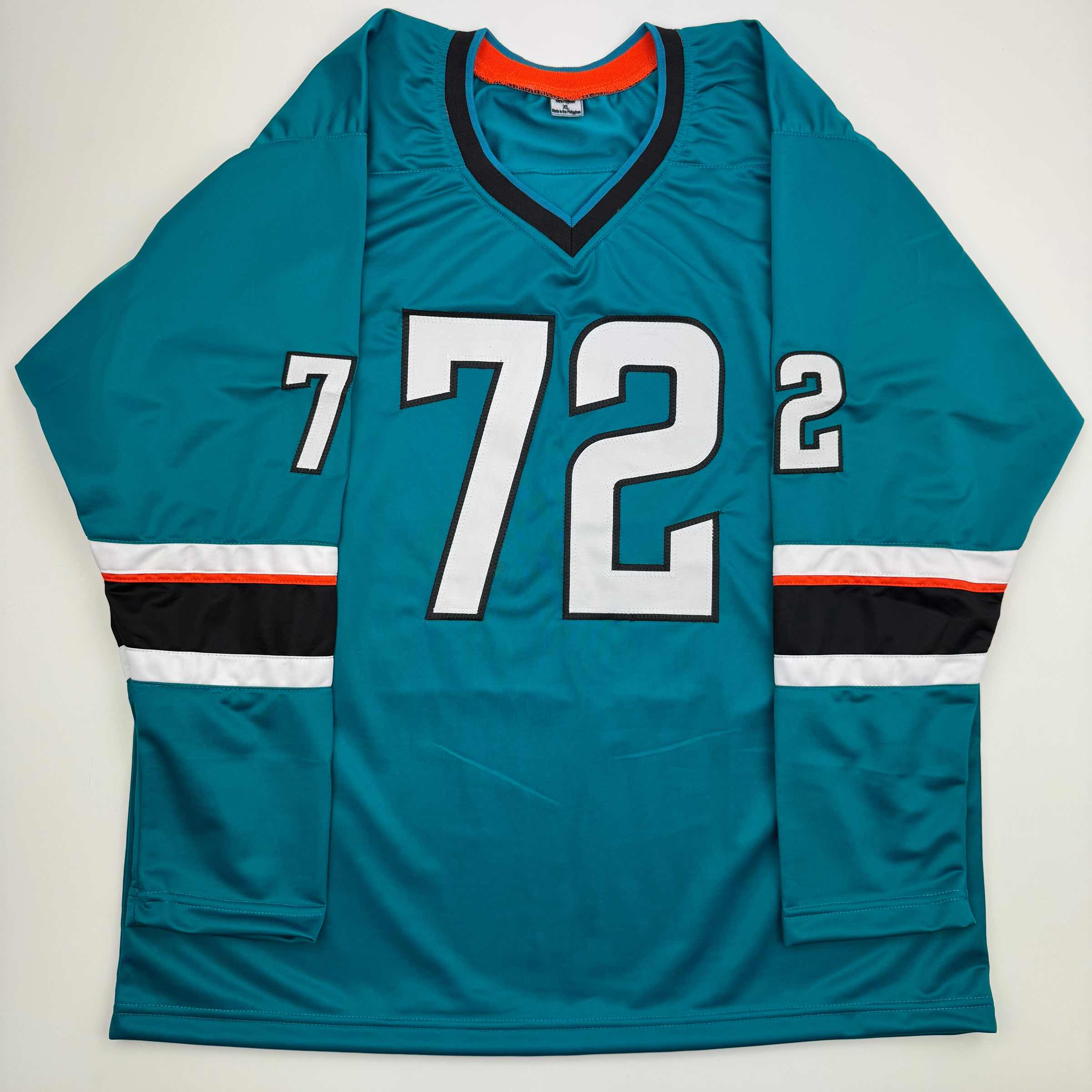 Autographed/Signed William Eklund San Jose Teal Hockey Jersey Beckett BAS COA - Image 4
