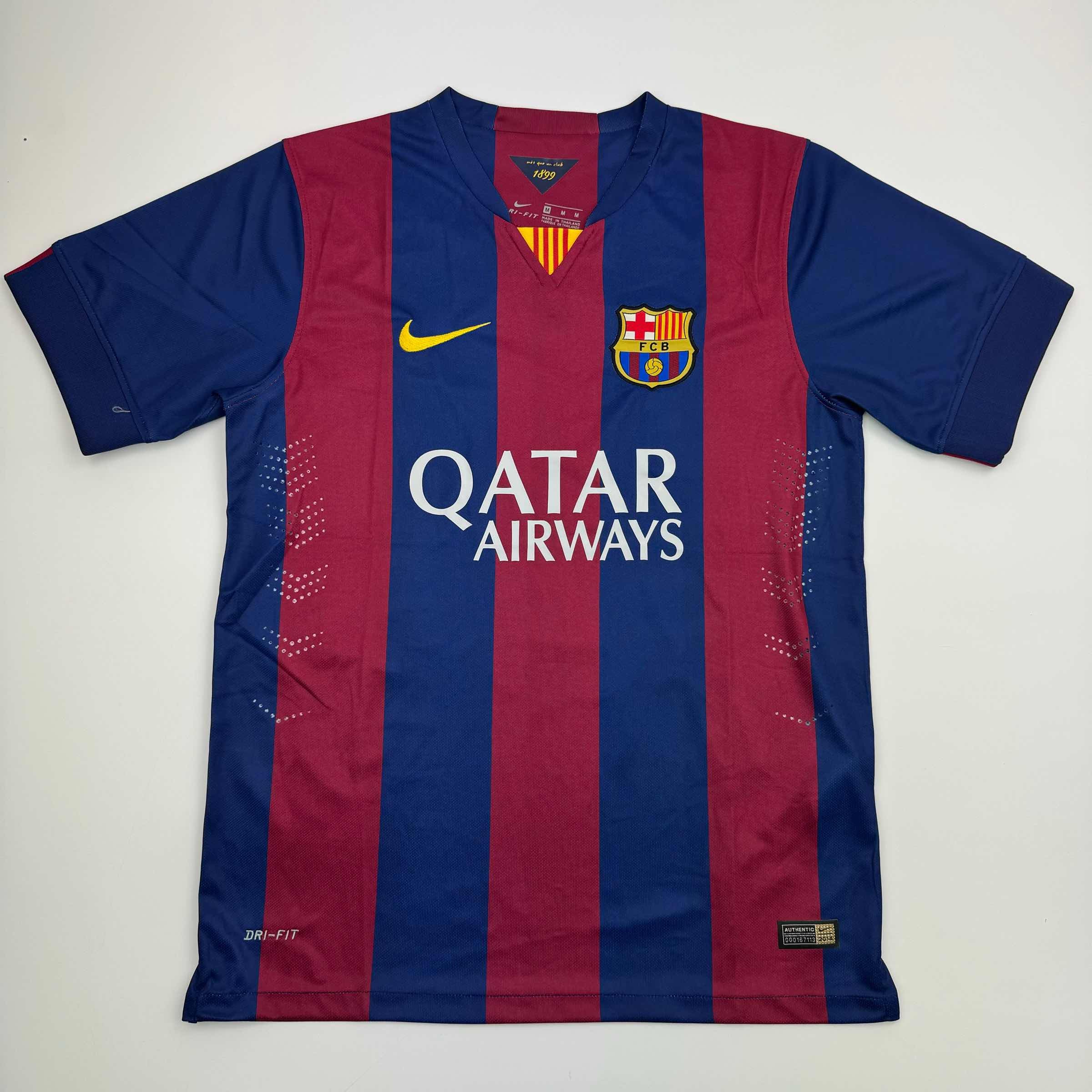 Autographed/Signed Xavi FC Barcelona Blue Soccer Jersey Beckett BAS COA - Image 4