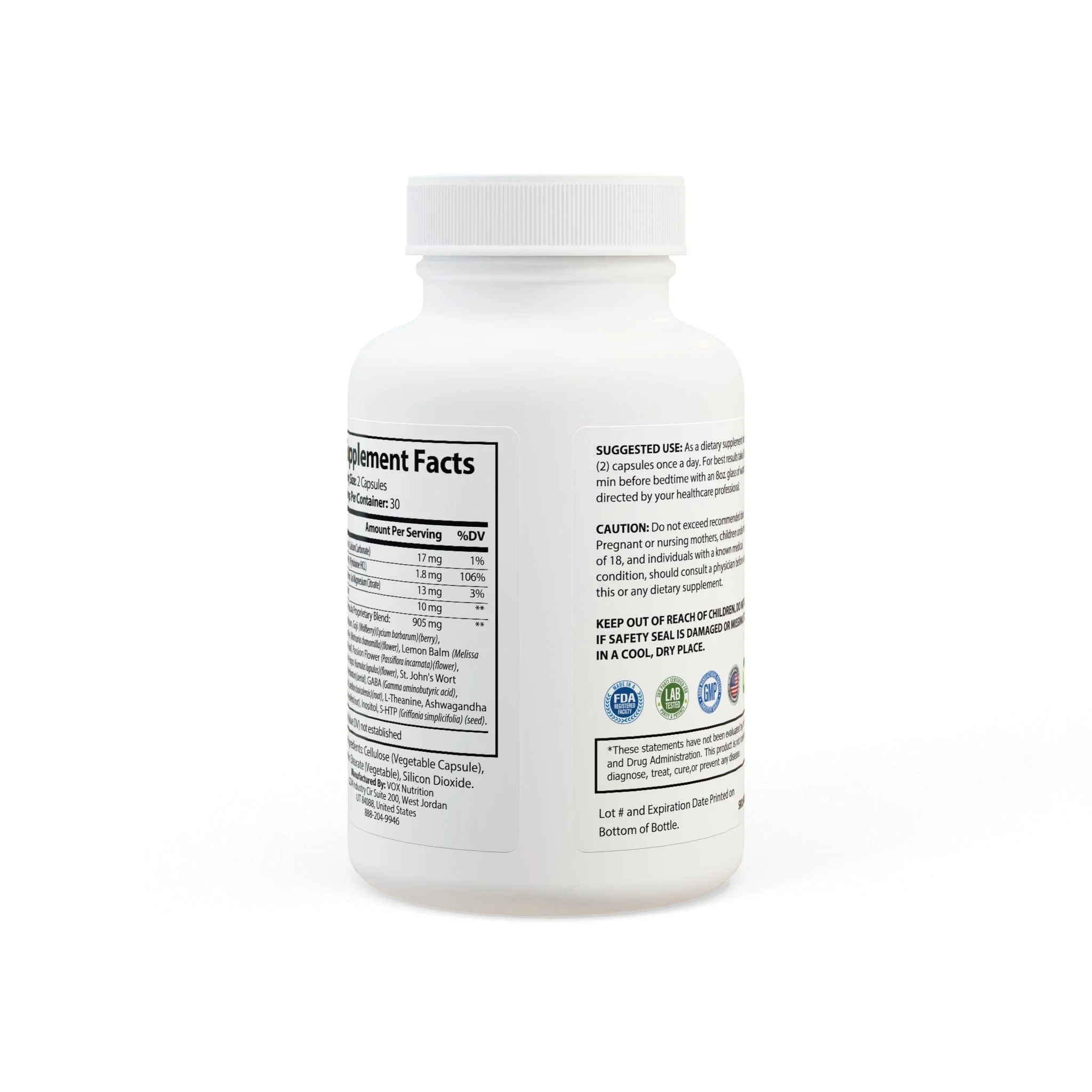 Aziza & Fae Sleep Supplement (60 Capsules) - Image 4