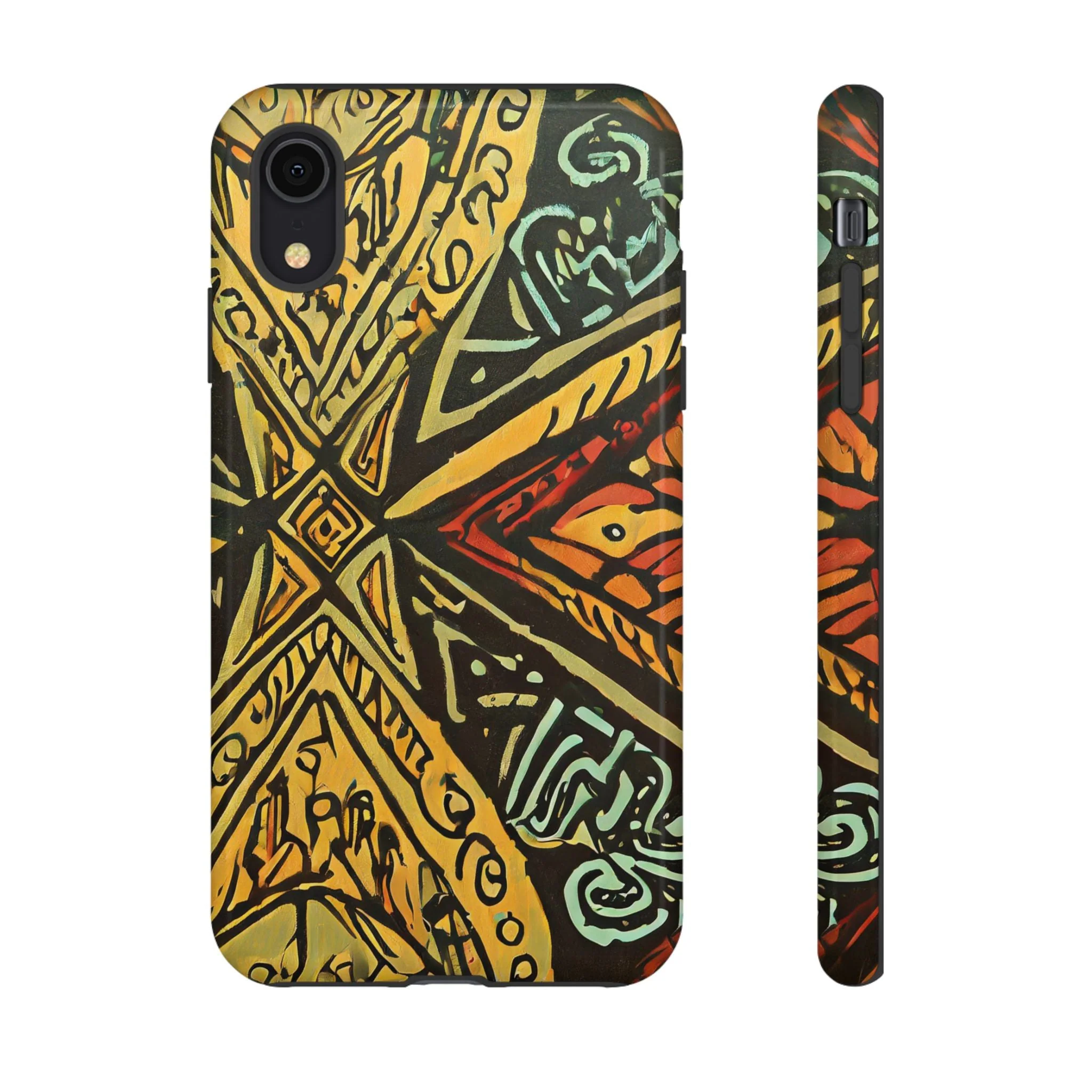 Aztec Vibrant Tough Phone Case - Image 5
