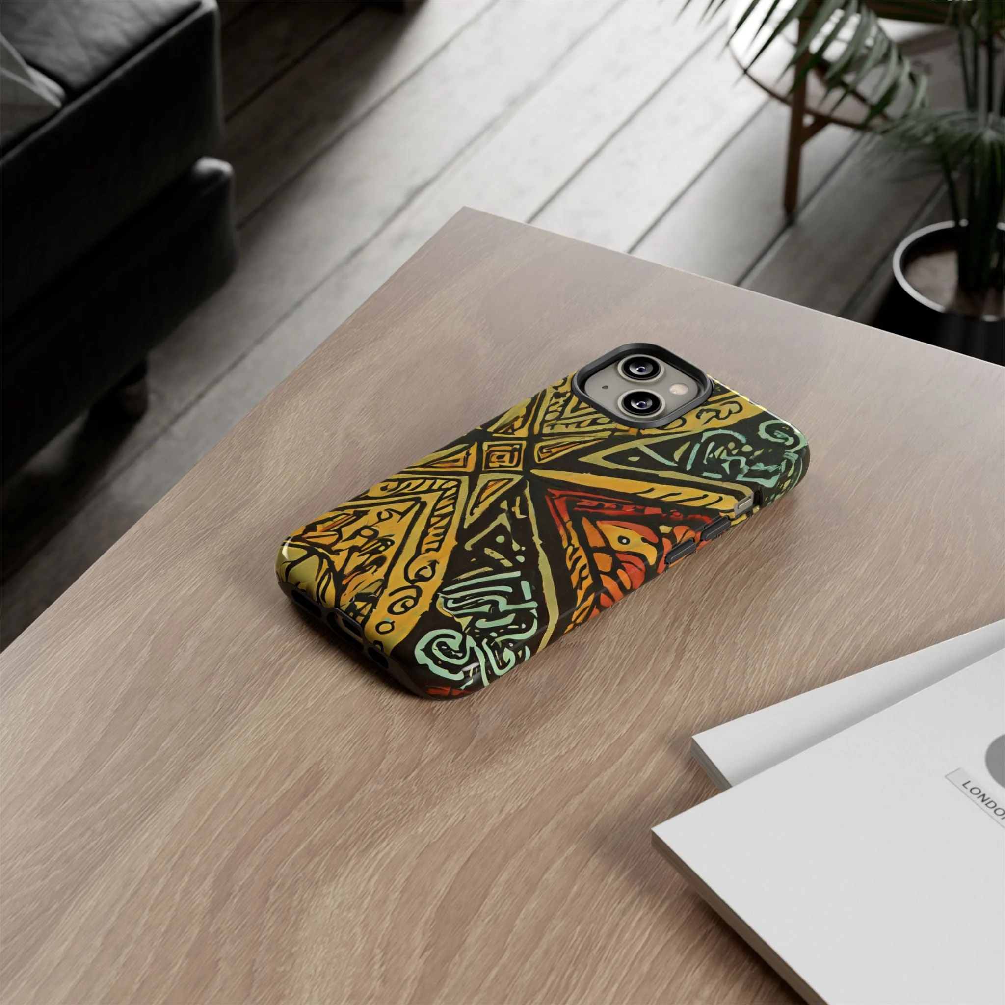 Aztec Vibrant Tough Phone Case - Image 63