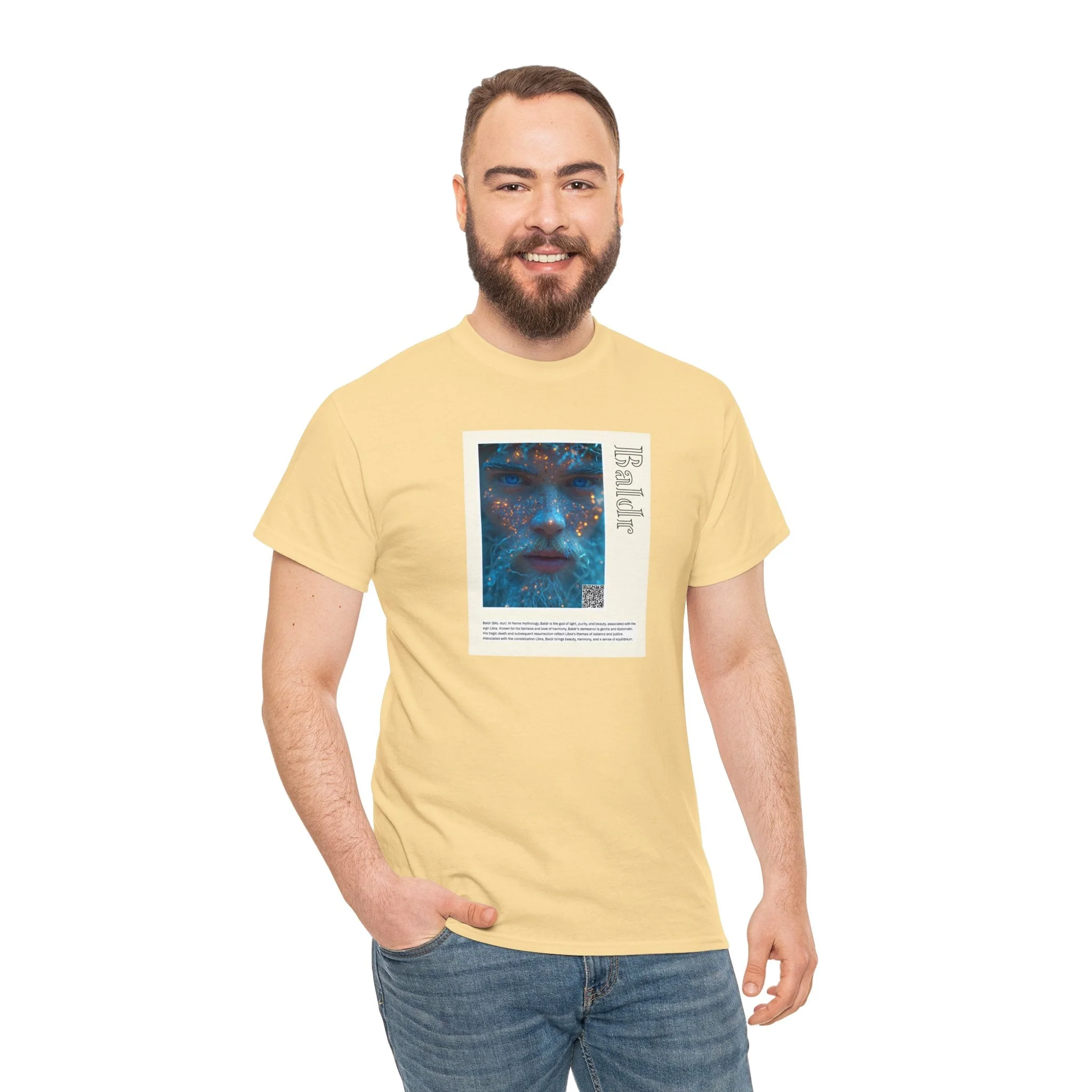 Baldr Aziza & Fae Unisex Heavy Cotton Tee - Image 9